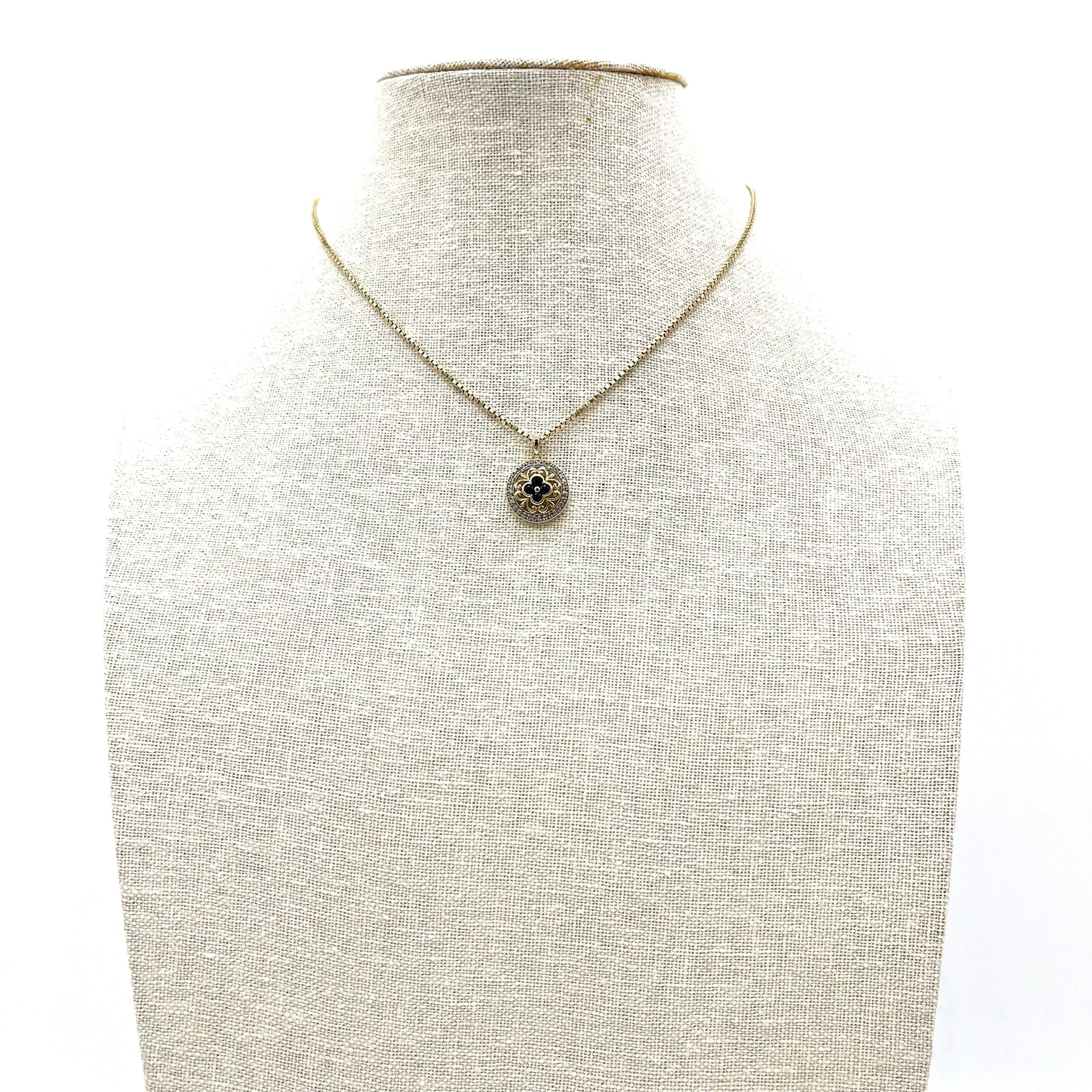 Gemstone 14K Gold necklace