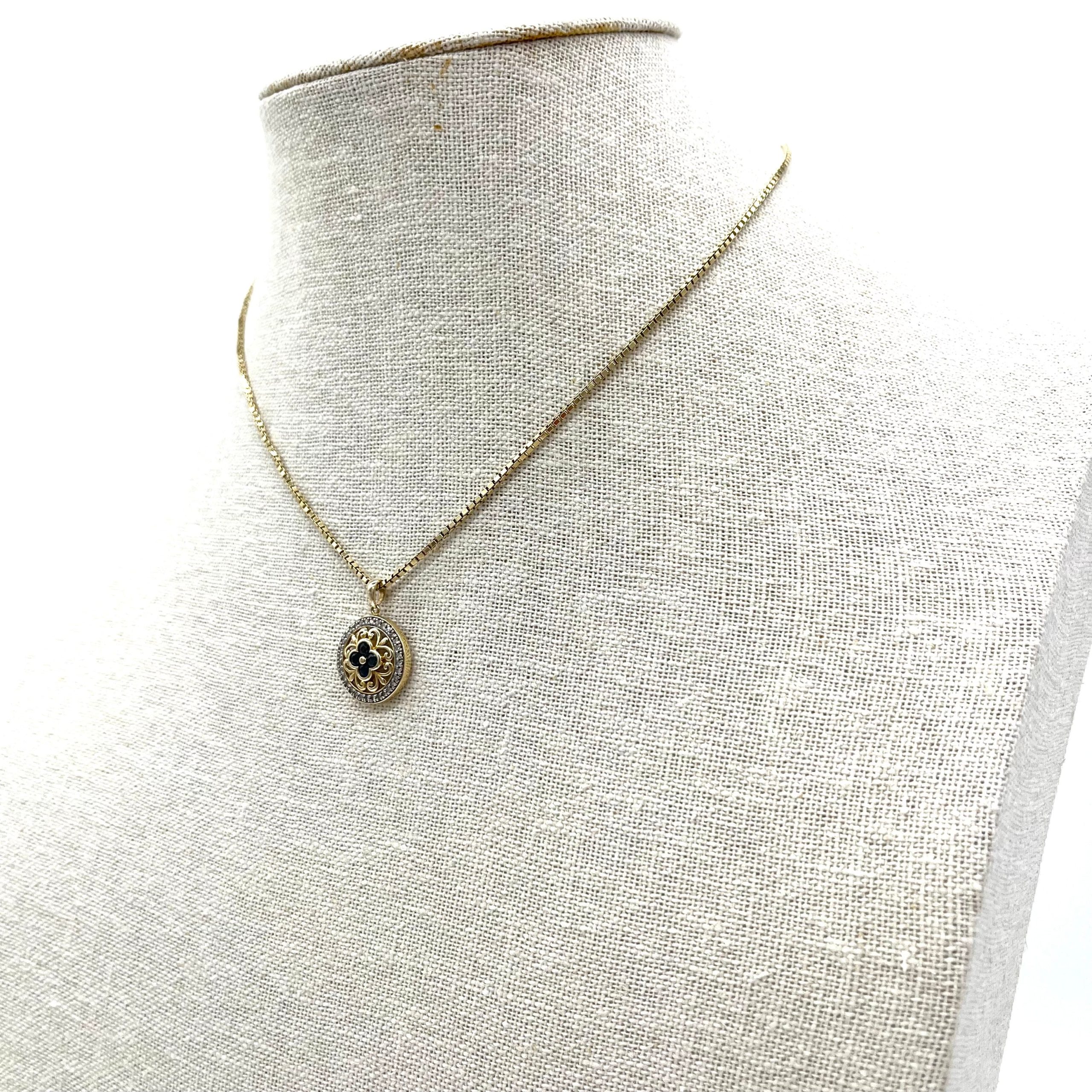Gemstone 14K Gold necklace