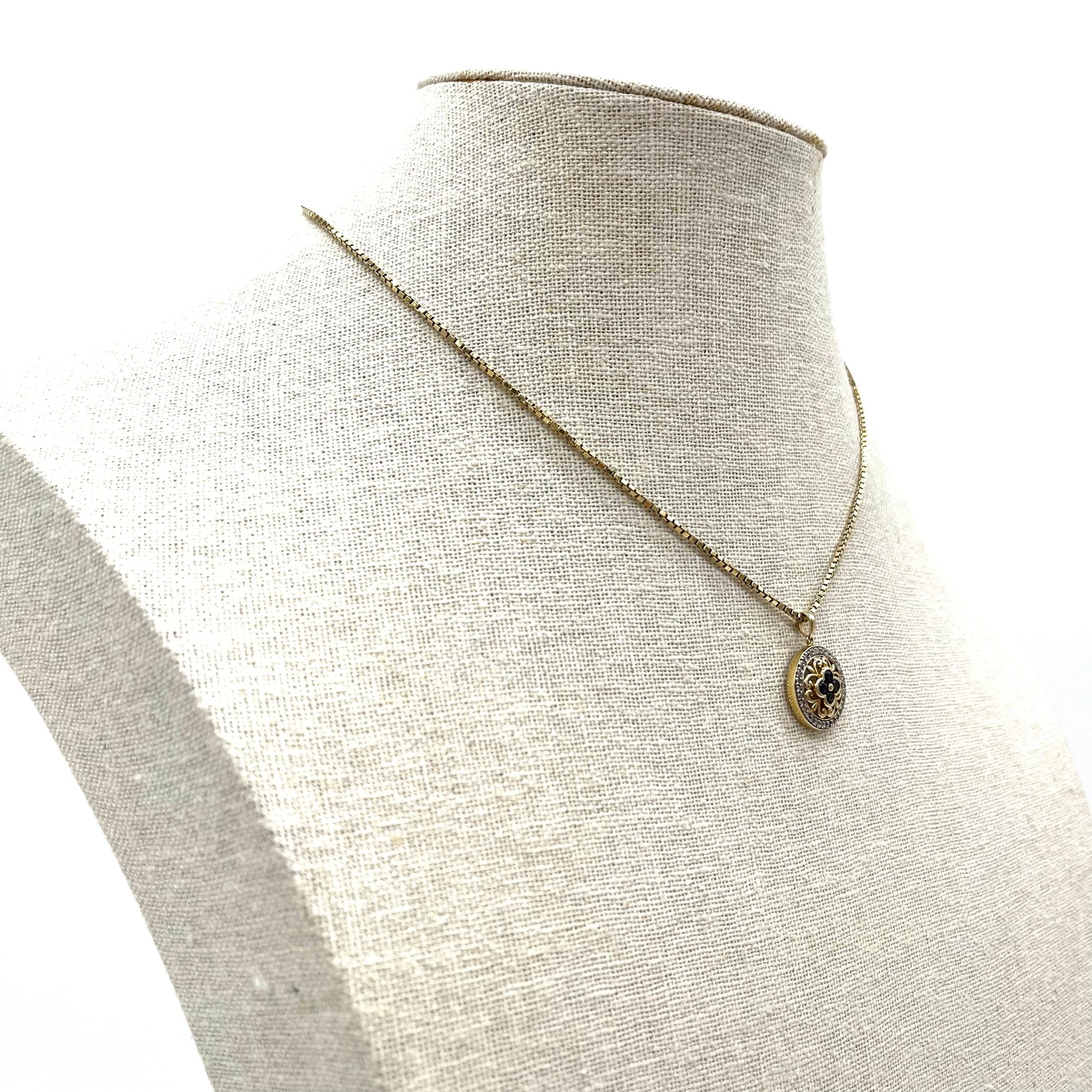 Gemstone 14K Gold necklace