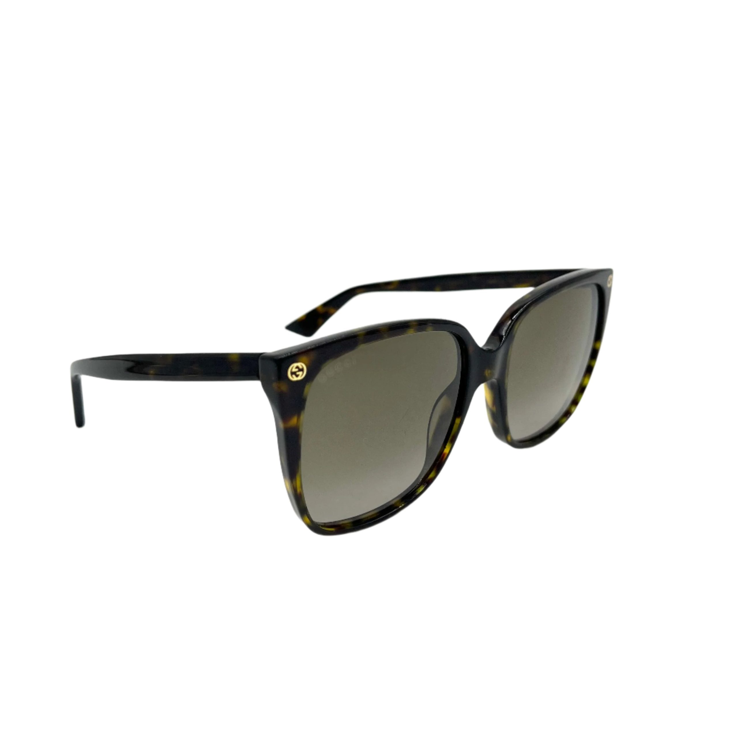 GUCCI Acetate GG Sunglasses GG0022S Havana