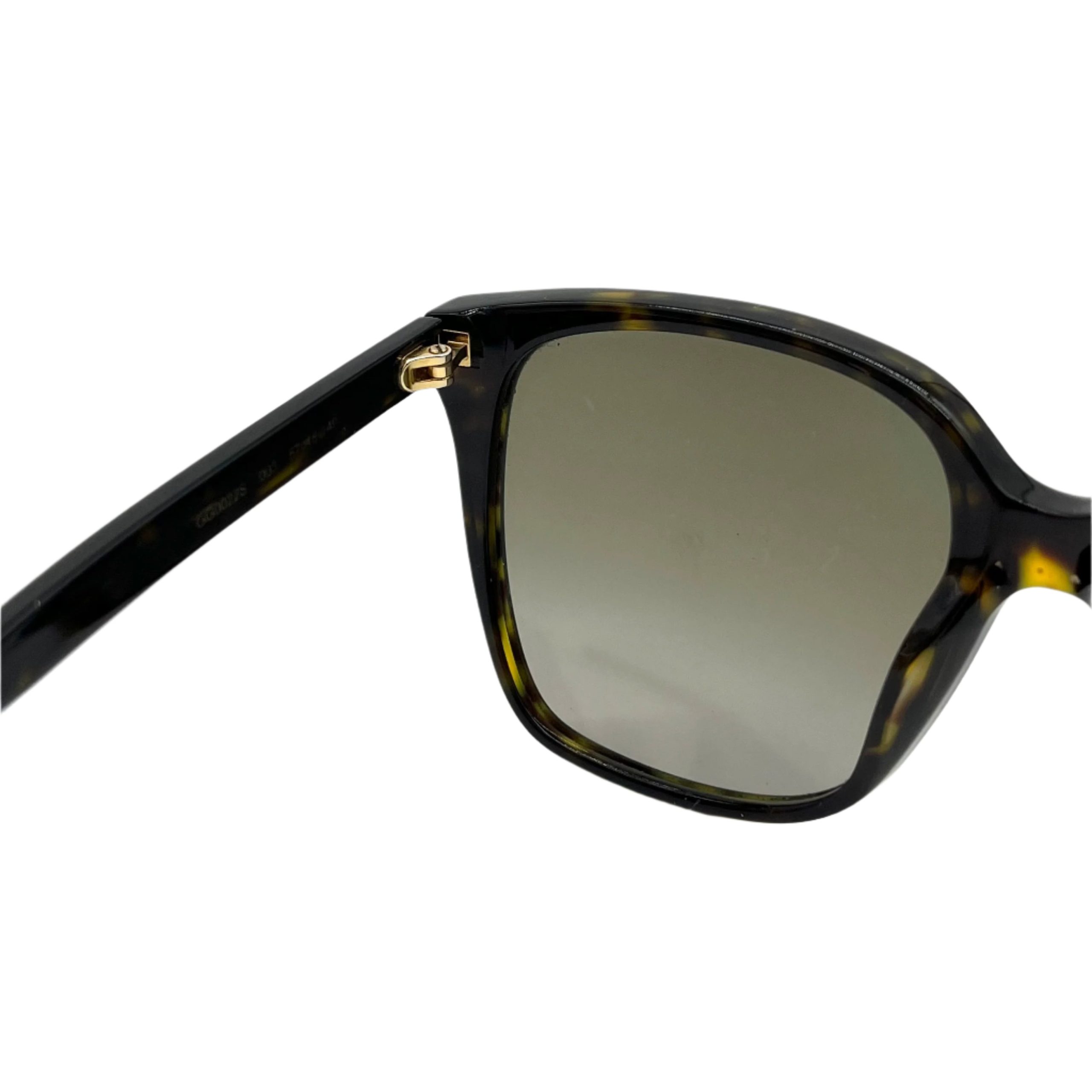 GUCCI Acetate GG Sunglasses GG0022S Havana