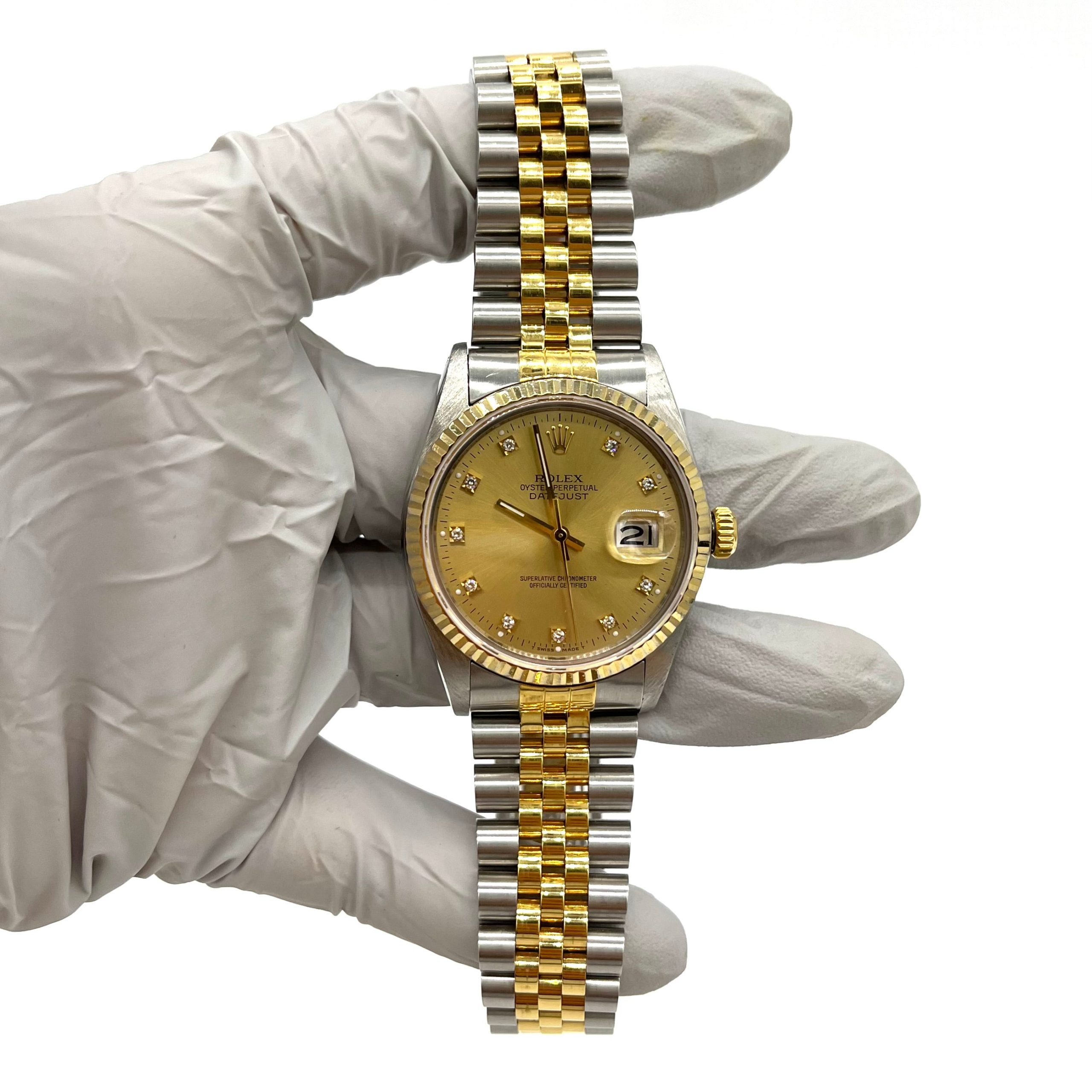 ROLEX Datejust Stainless steel and 18k Yellow Gold 36mm