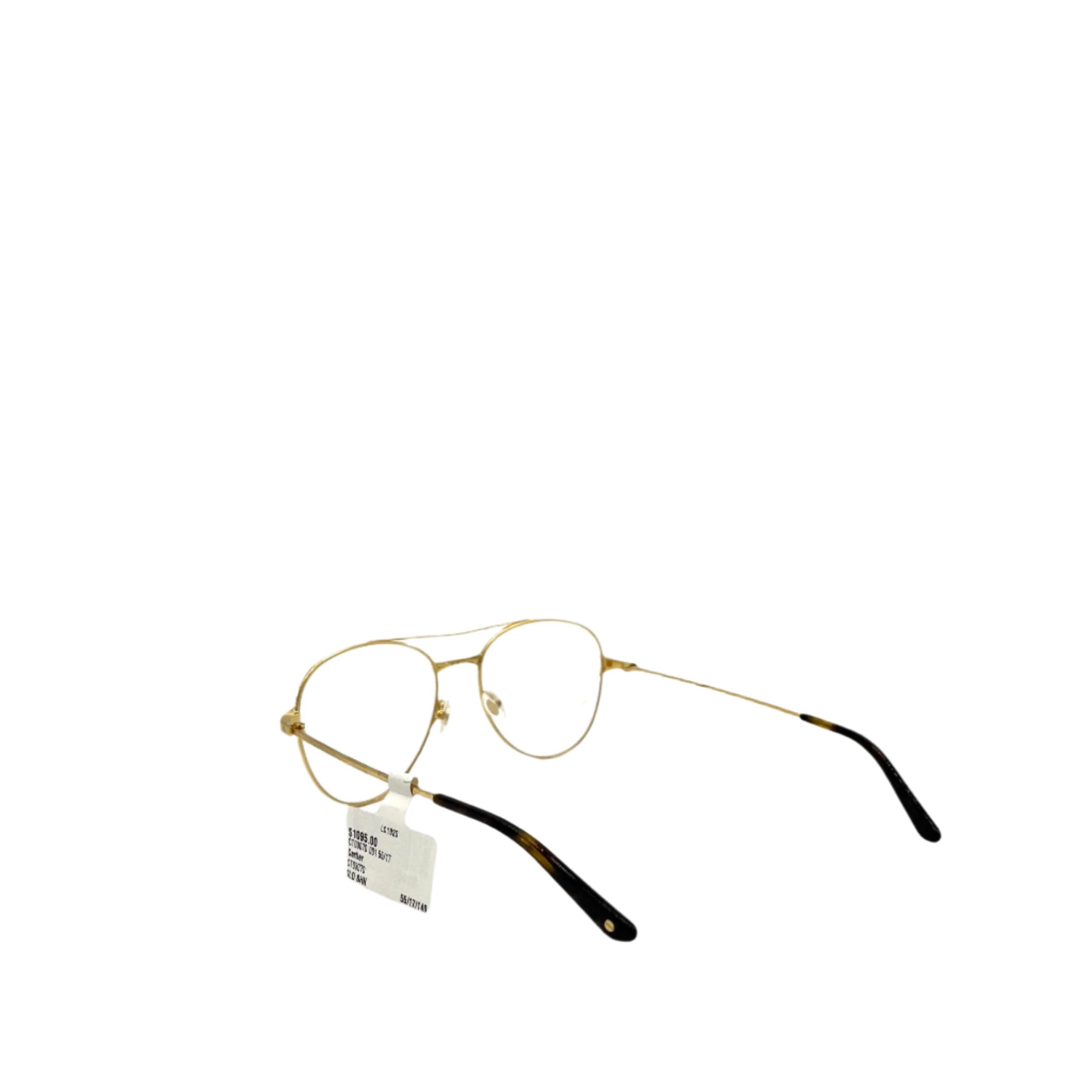 CARTIER CT03070 (001) Gold Hardware