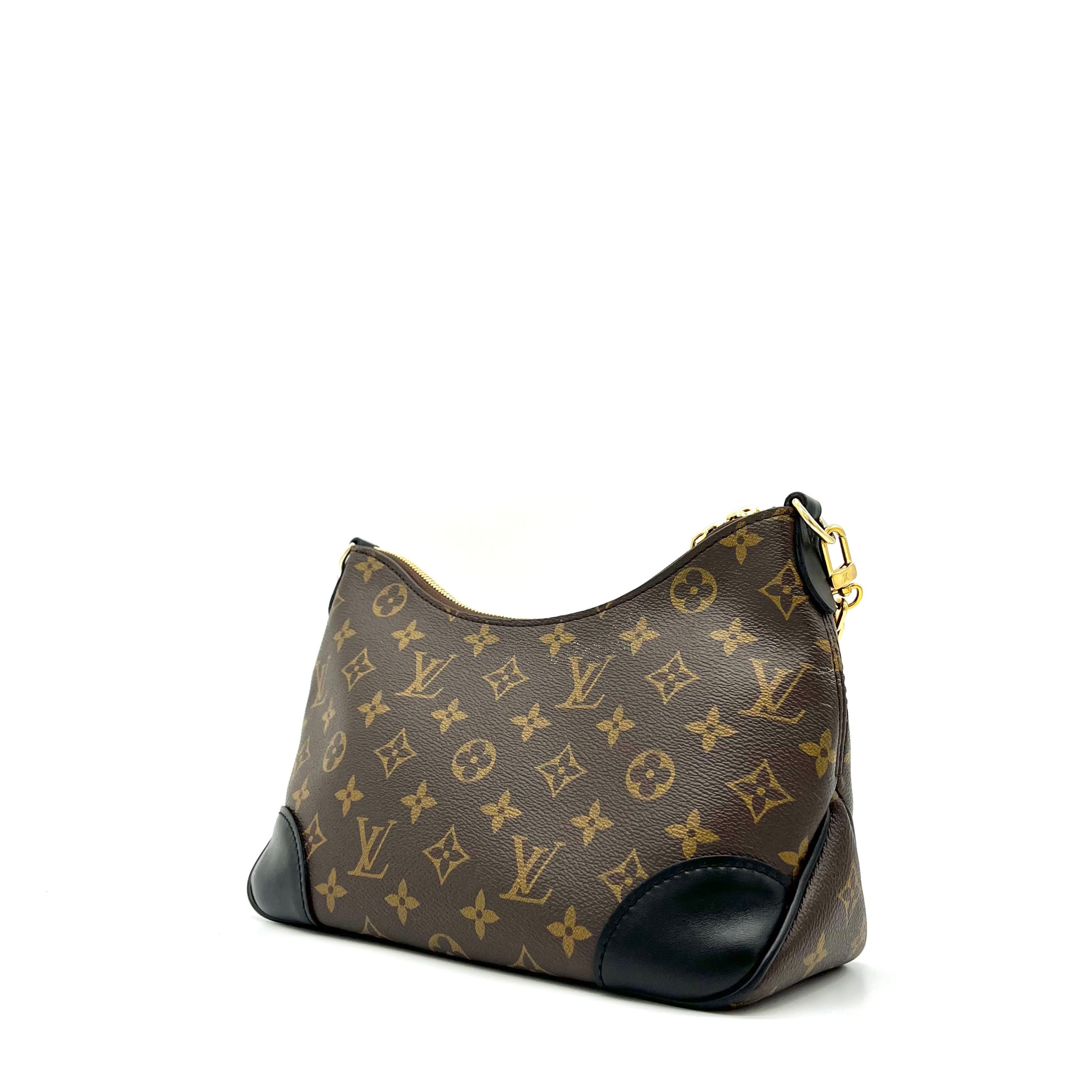 Louis Vuitton Monogram Boulogne NM Black