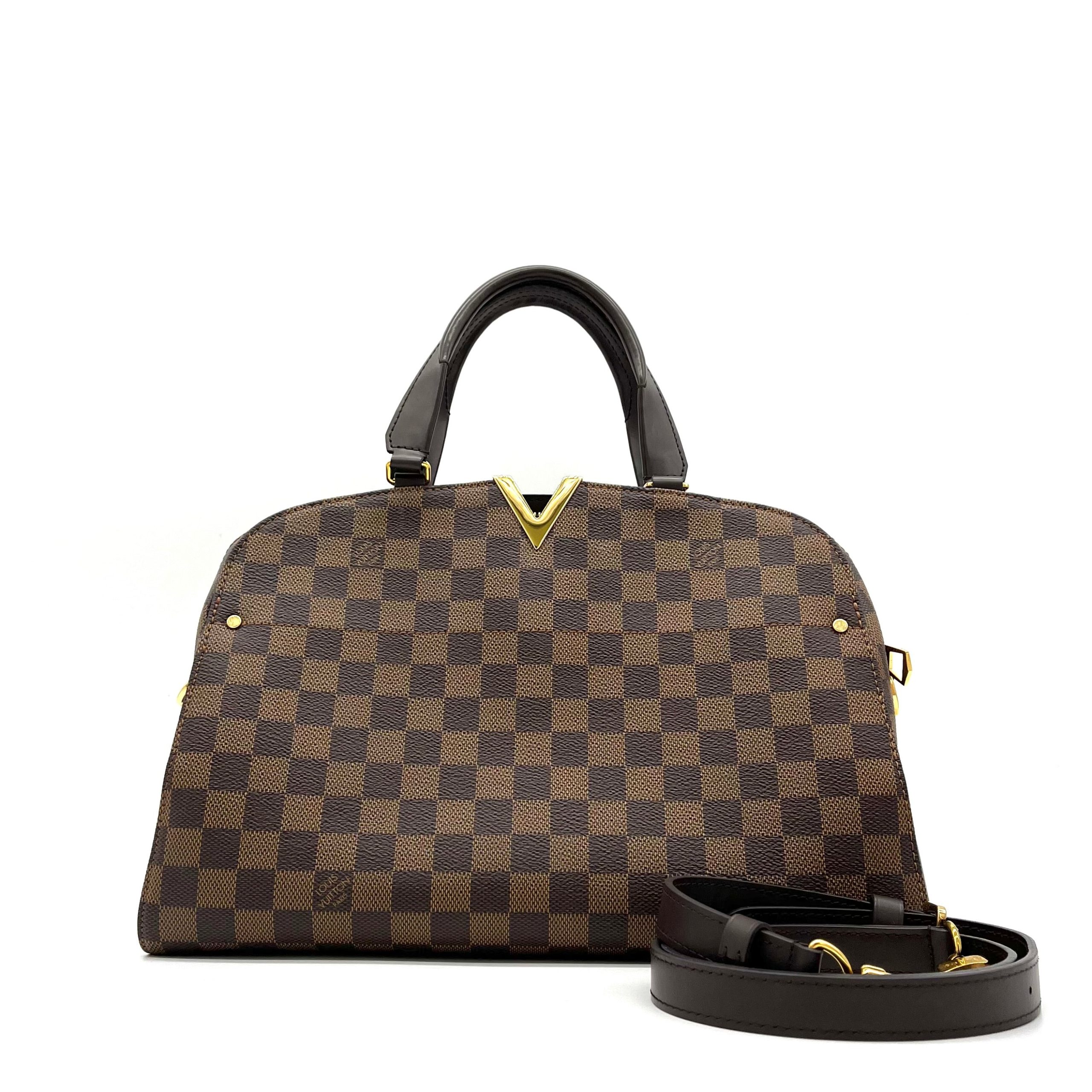 Louis Vuitton Damier Ebene Kensington Bowling Bag