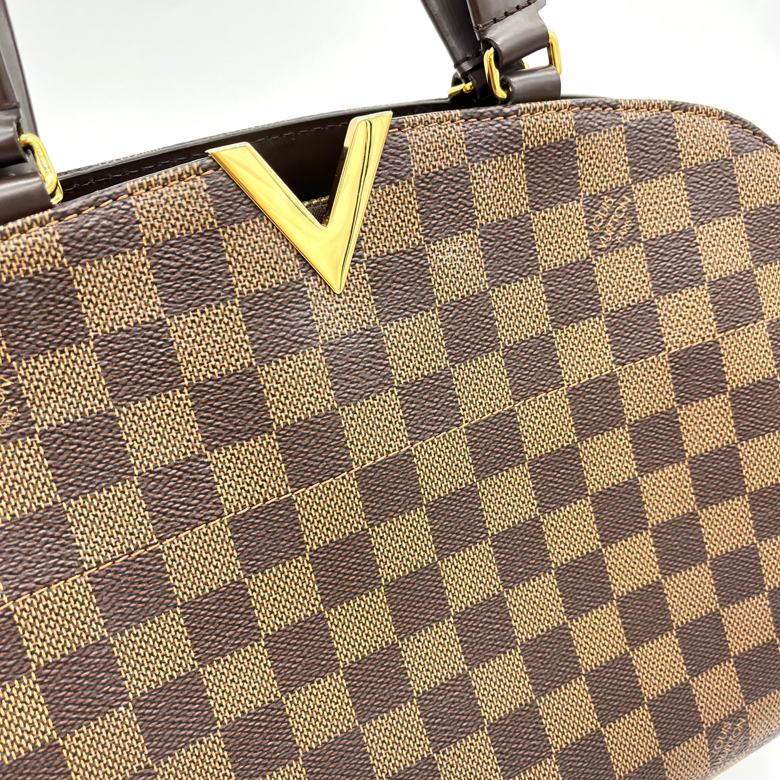 Louis Vuitton Damier Ebene Kensington Bowling Bag
