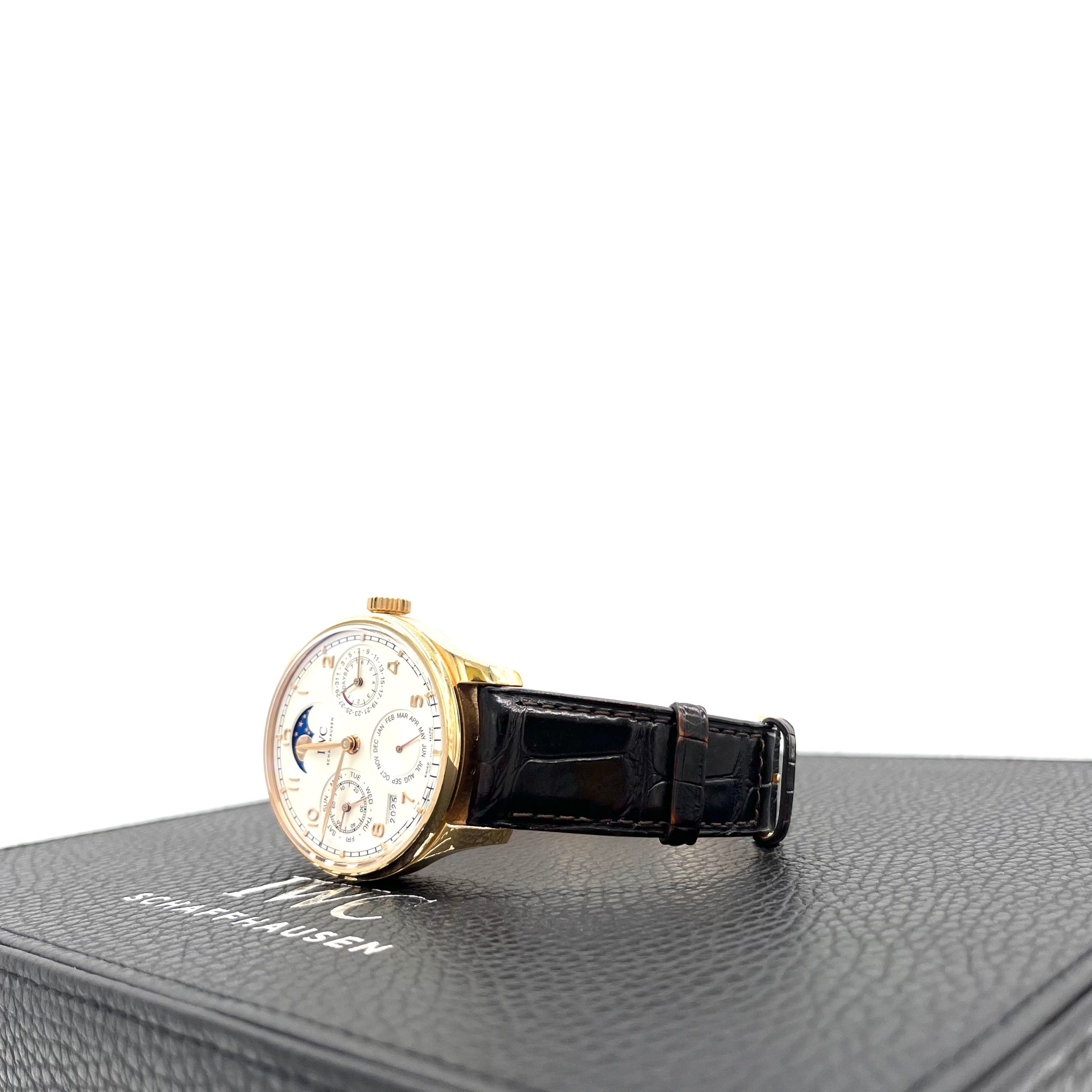 IWC Portuguese Perpetual Calendar White Dial Rose Gold IW503302 Year of 2023