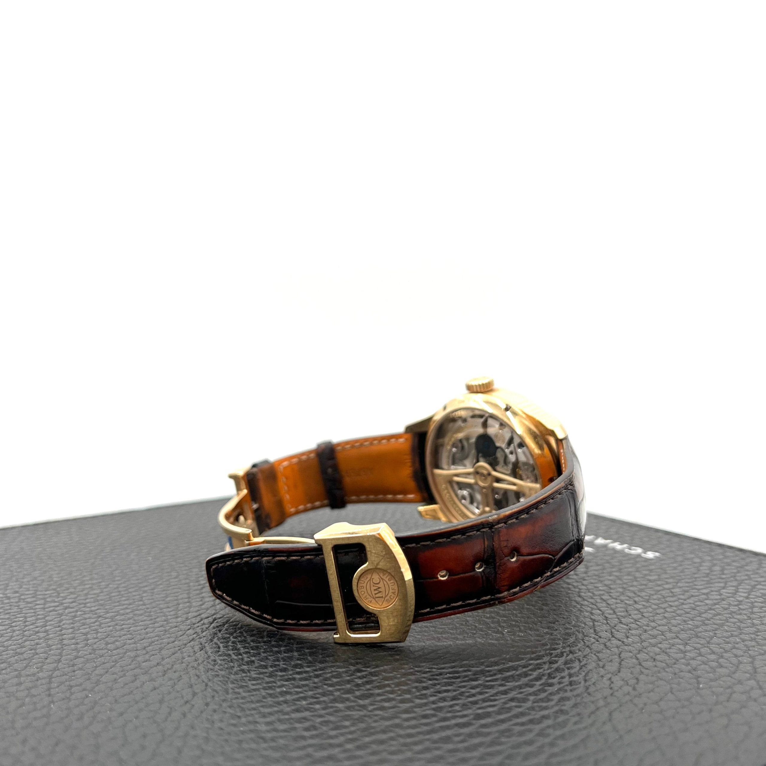 IWC Portuguese Perpetual Calendar White Dial Rose Gold IW503302 Year of 2023