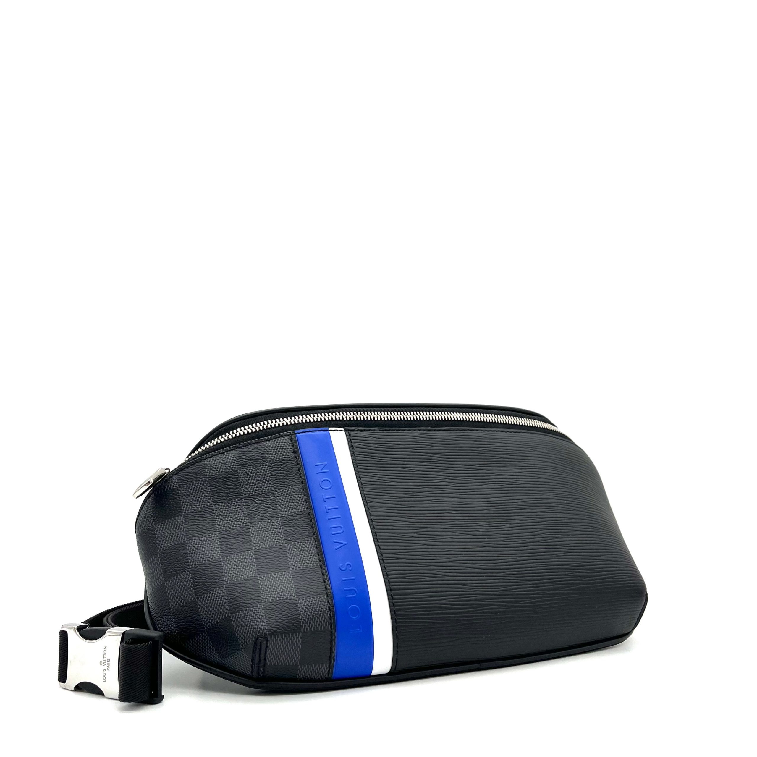 LOUIS VUITTON Epi Damier Graphite Bumbag Black