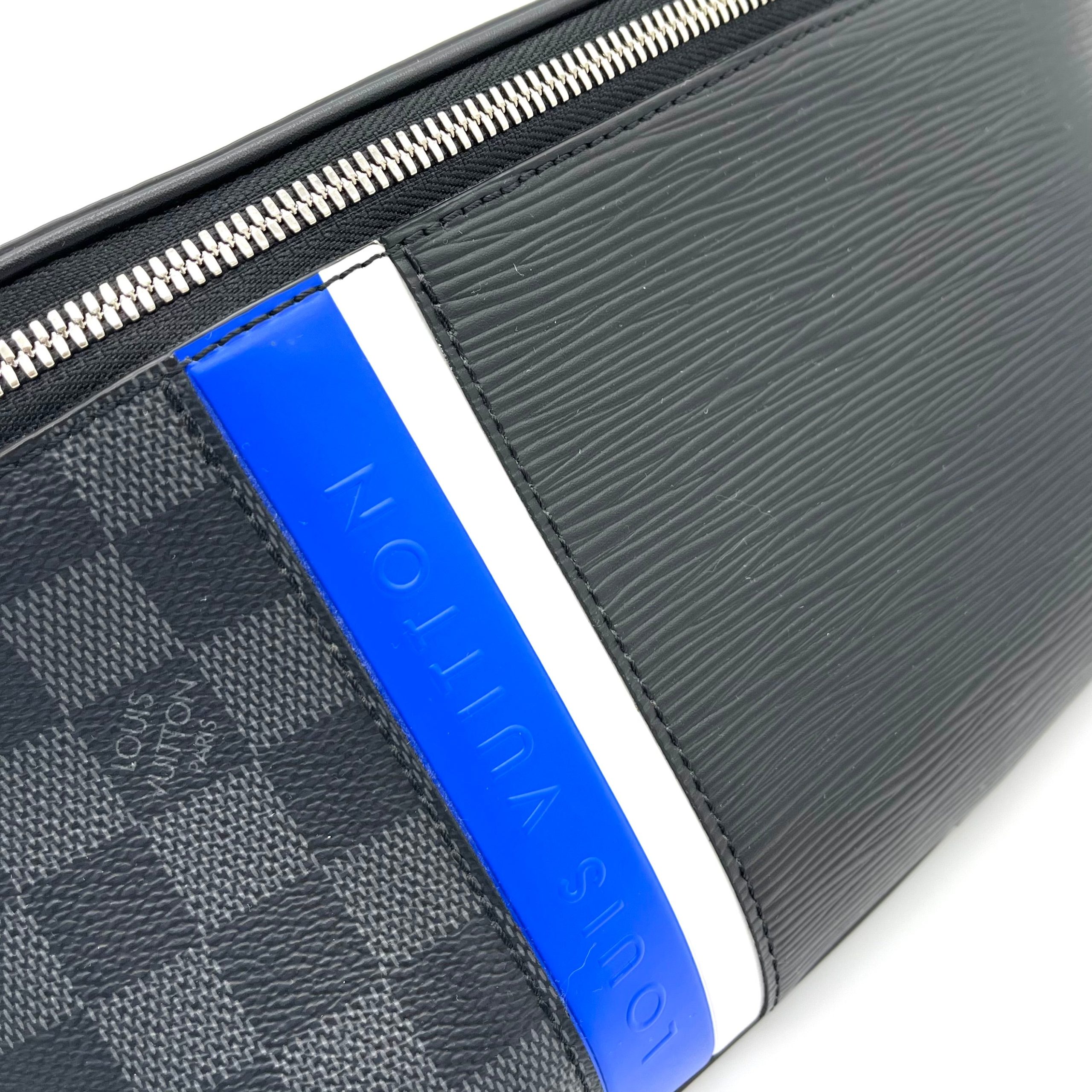 LOUIS VUITTON Epi Damier Graphite Bumbag Black