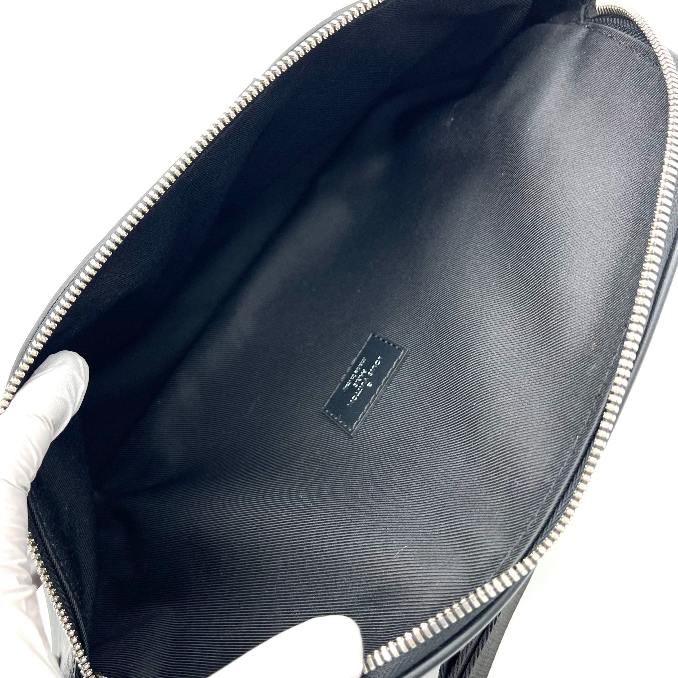 LOUIS VUITTON Epi Damier Graphite Bumbag Black