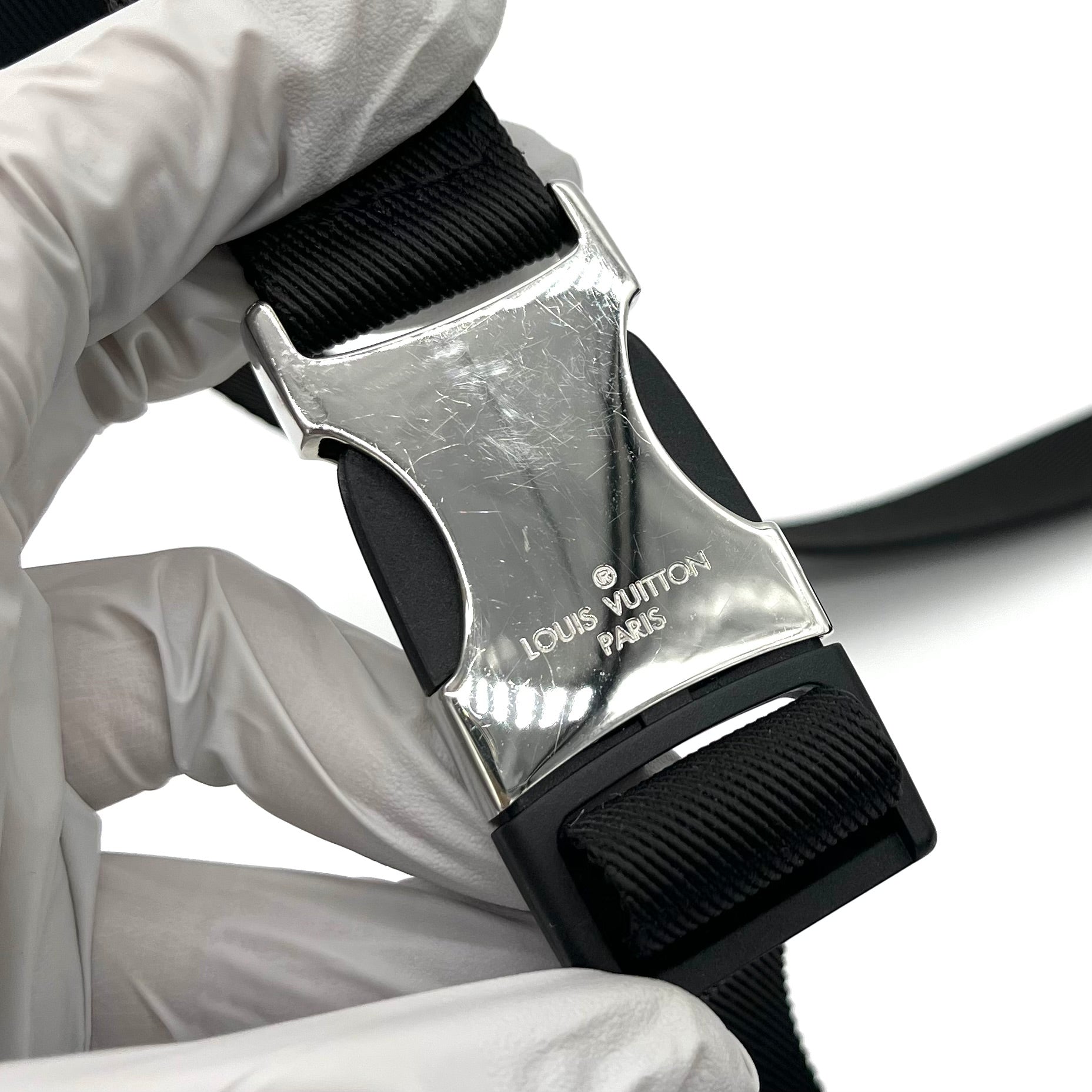 LOUIS VUITTON Epi Damier Graphite Bumbag Black