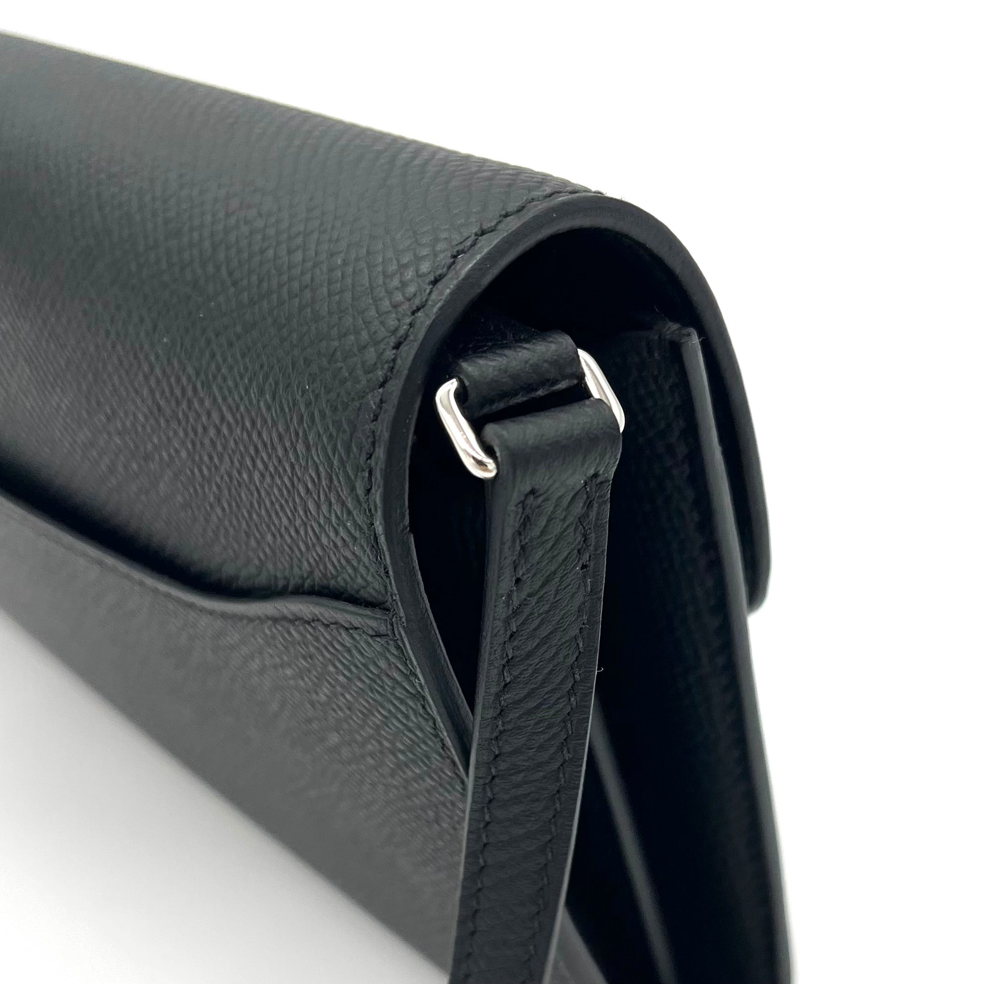 HERMES Epsom Constance Wallet To Go Black