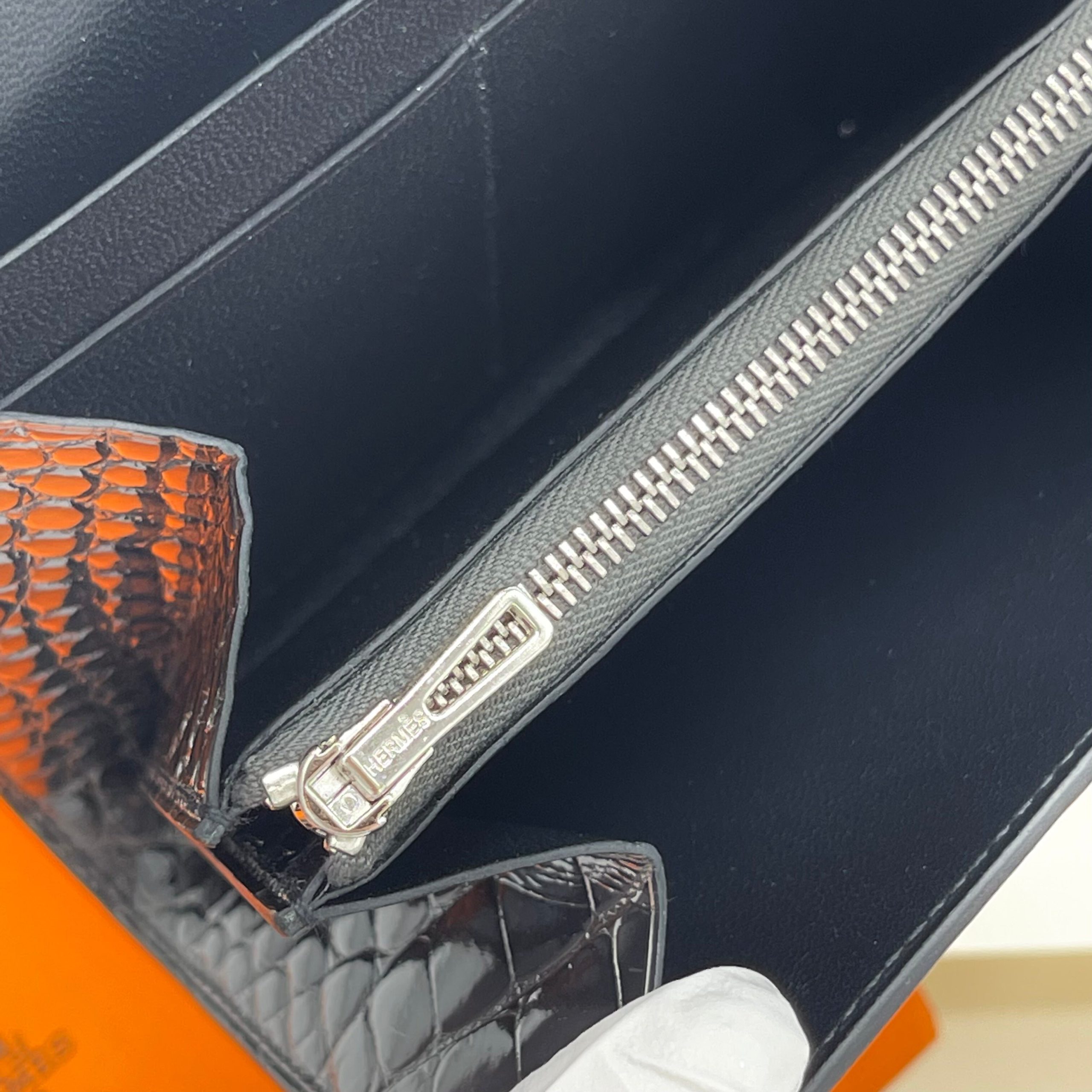 [Brand New] HERMES Constance Compact Alligator Wallet