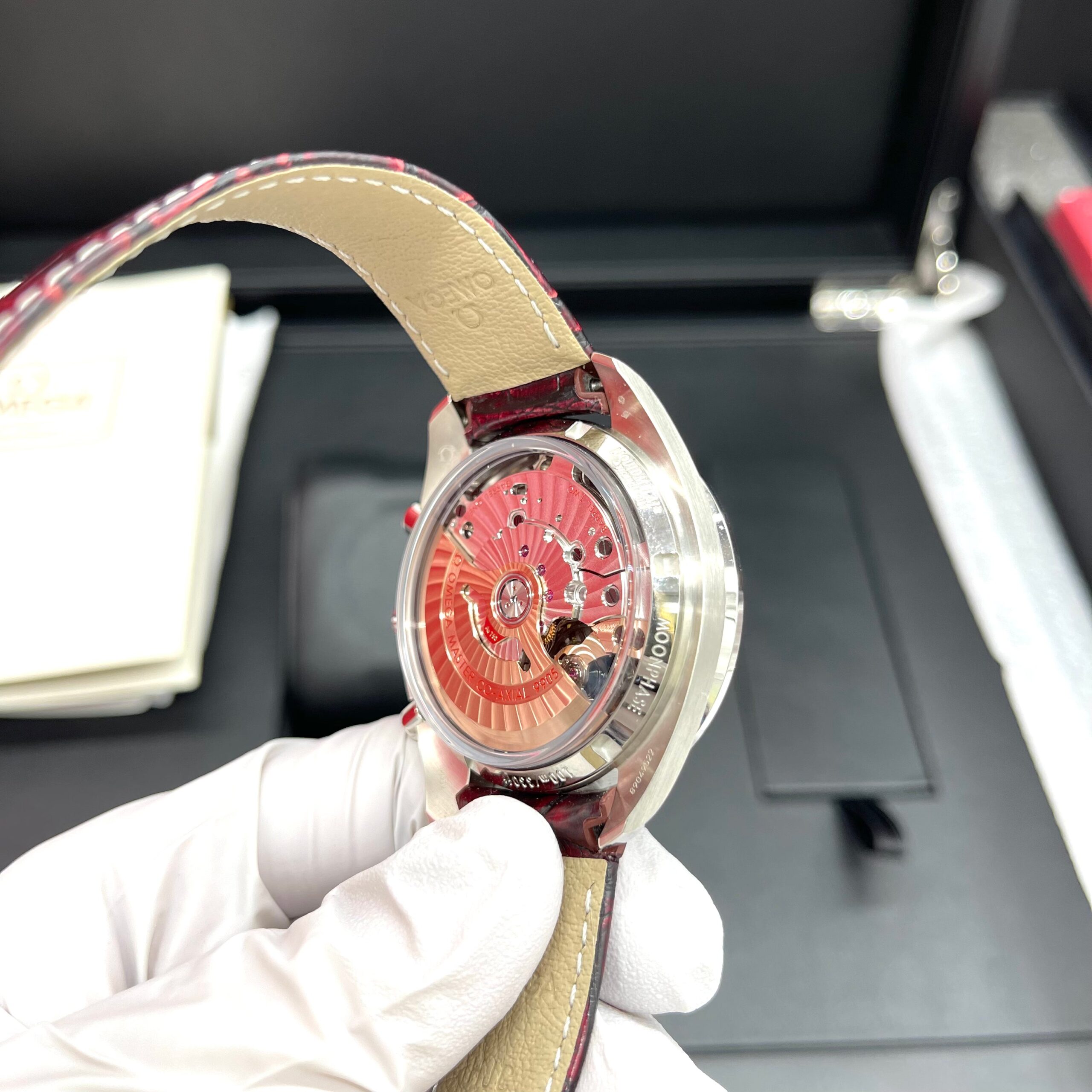 [BRAND NEW]OMEGA SPEEDMASTER TWO COUNTERS MOONPHASE CO‑AXIAL MASTER CHRONOMETER MOONPHASE CHRONOGRAPH 44.25 MM