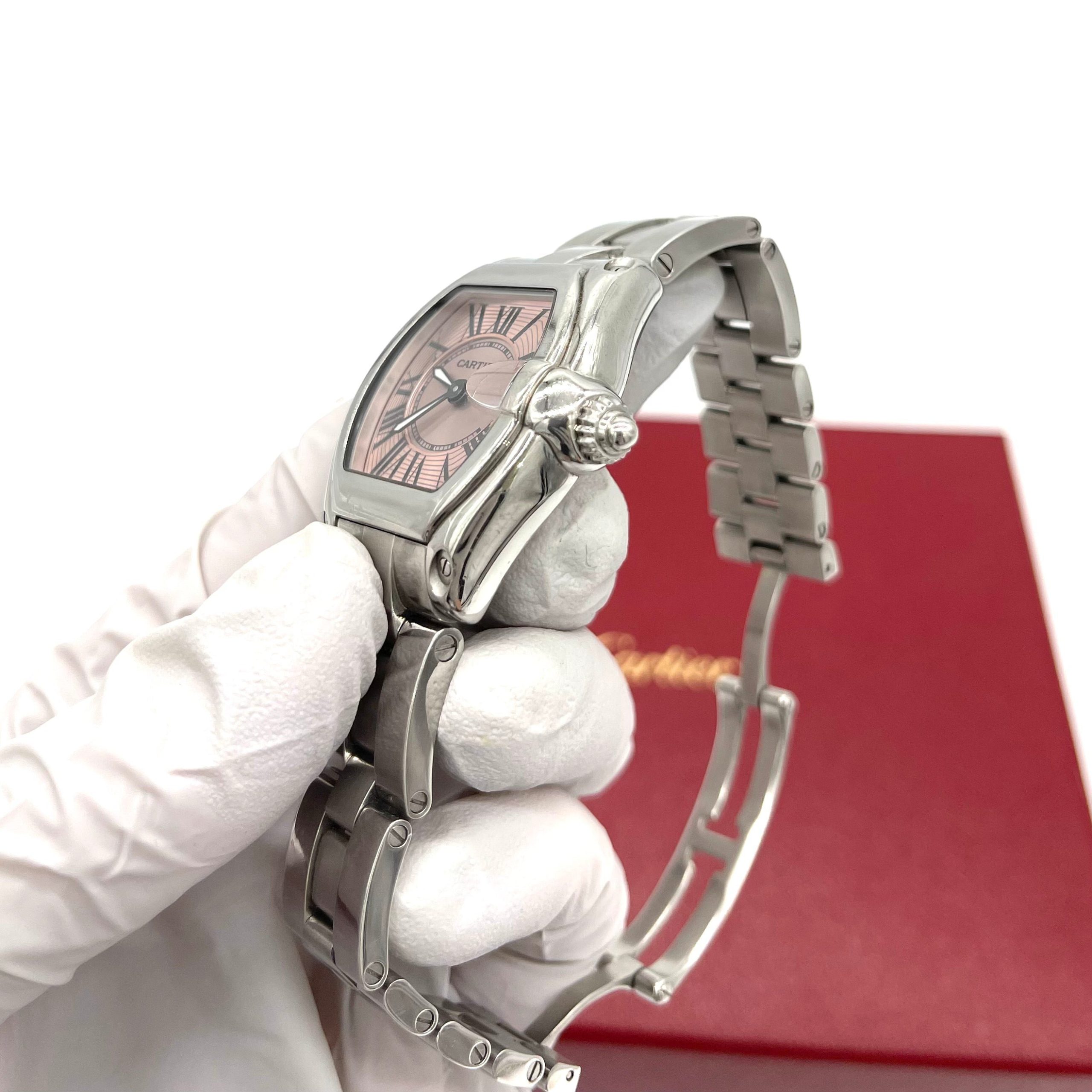 CARTIER Lady Roadster ref 2675 Pink Dial circa 2000