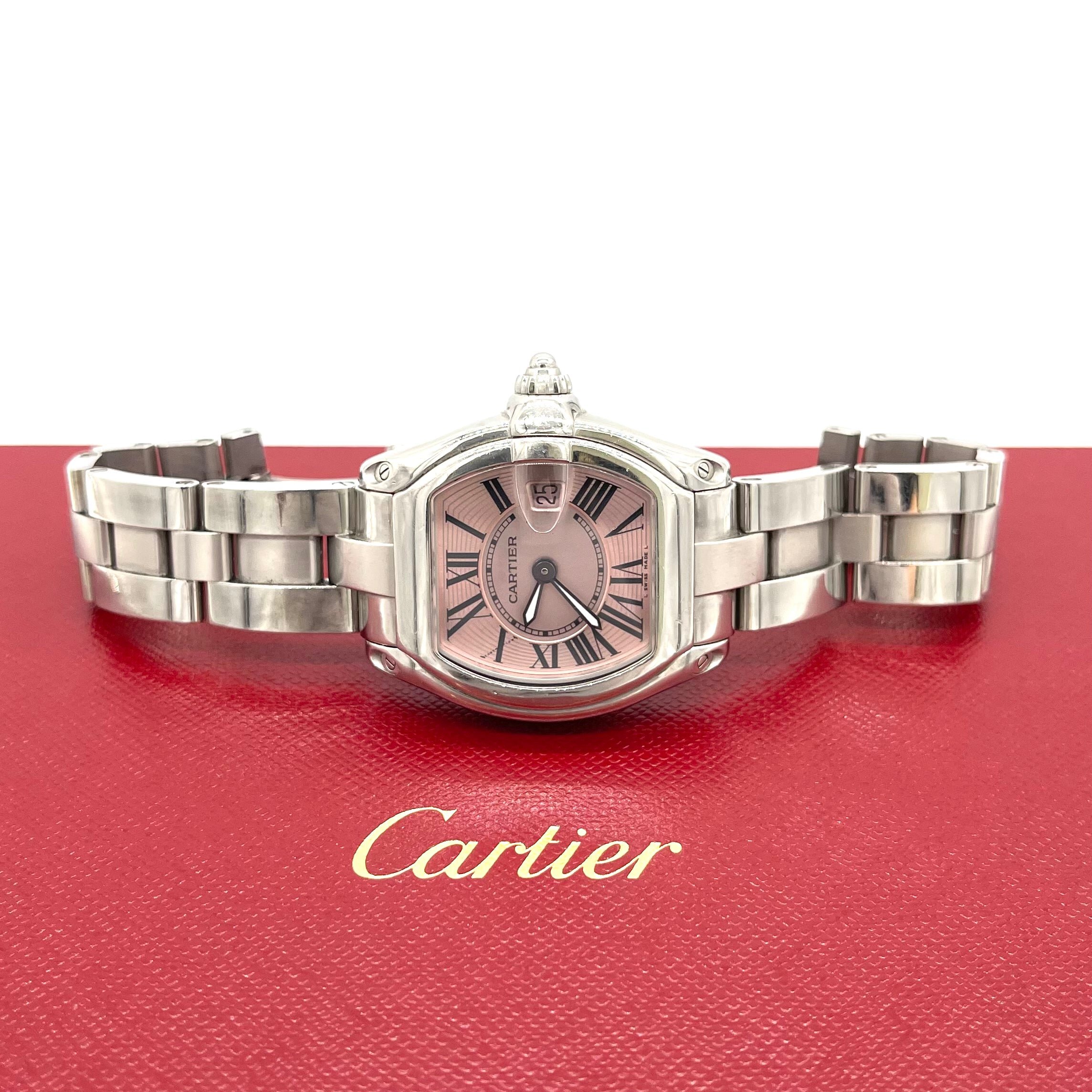 CARTIER Lady Roadster ref 2675 Pink Dial circa 2000