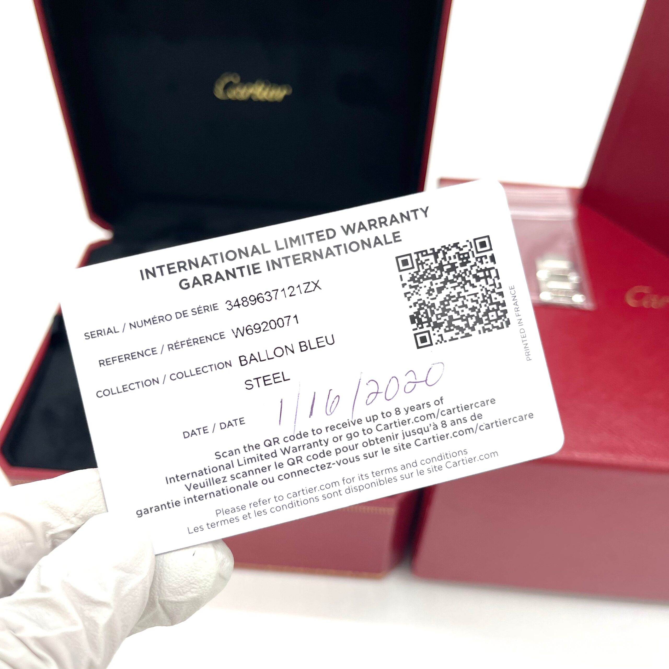 CARTIER BALLON BLEU DE CARTIER WATCH AUTOMATIC 33mm