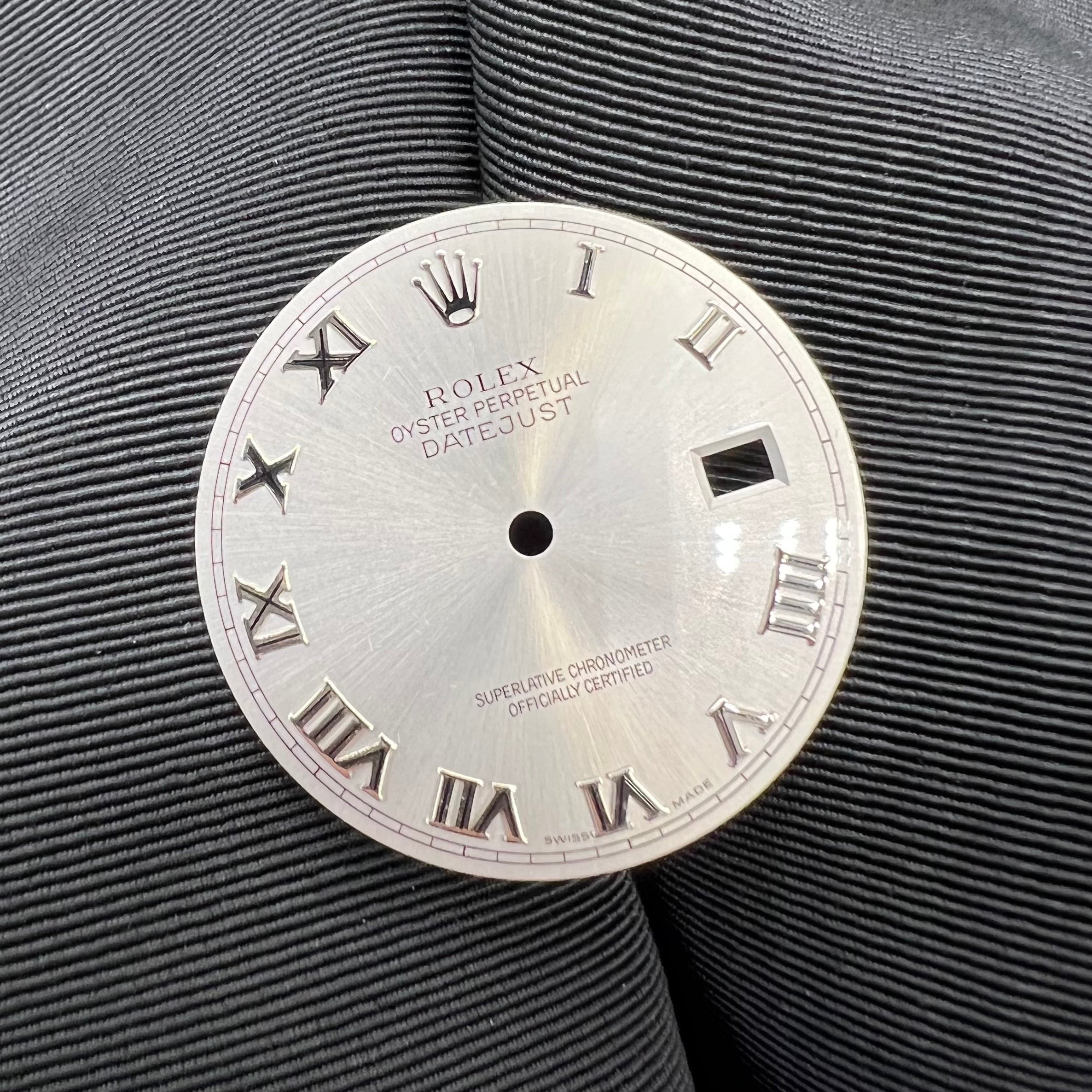 Guaranteed Authentic Rolex Oyster Perpetual Datejust  With Date Model 116234 Superlative Chronometer Officially Certified Swiss Made Silver Dial 36mm