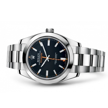 Rolex Milgauss Automatik Stahl Herrenuhr Oyster Perpetual Ref. 116400 B&P 2010