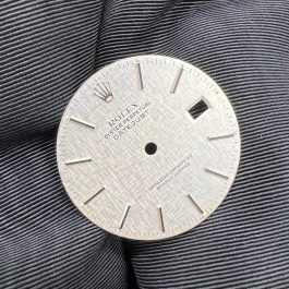 Guaranteed Authentic Rolex Oyster Perpetual Datejust With Date 16030 Superlative Chronometer Officially Certified Swiss Made Silver Linen Dial 36mm