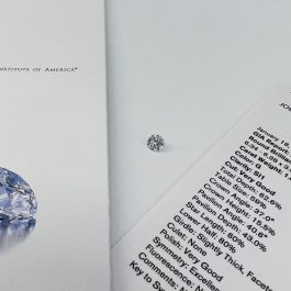 Guaranteed Authentic GIA Loose Diamond 1.02 Carat Natural Diamond 1.02/G/SI1 with GIA Certification