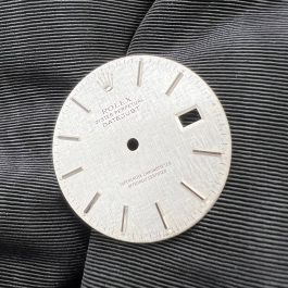 Guaranteed Authentic Rolex Oyster Perpetual Datejust With Date 16030 Superlative Chronometer Officially Certified Swiss Made Silver Linen Dial 36mm