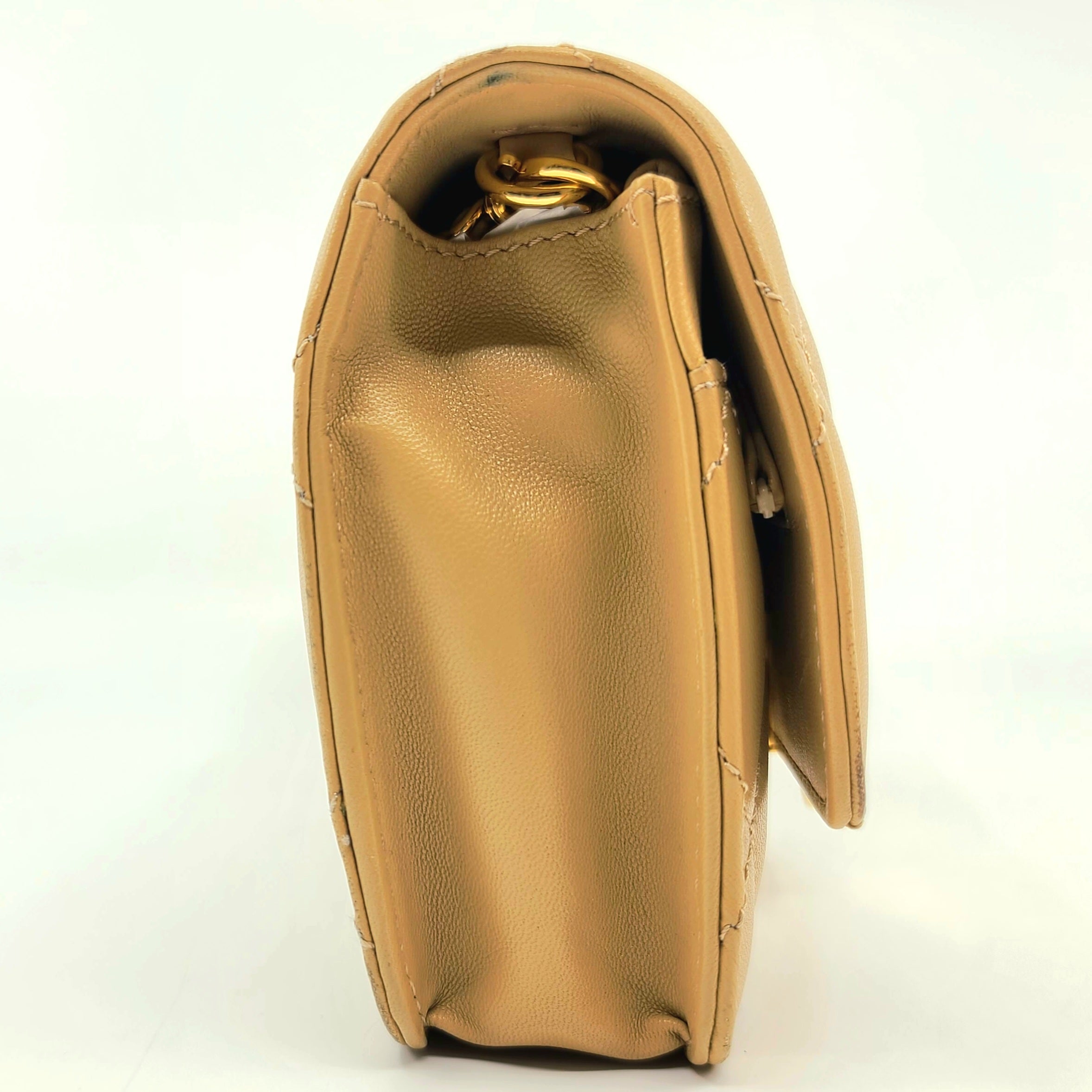 Chanel Golden Class Flap Bag Quilted Lambskin Medium