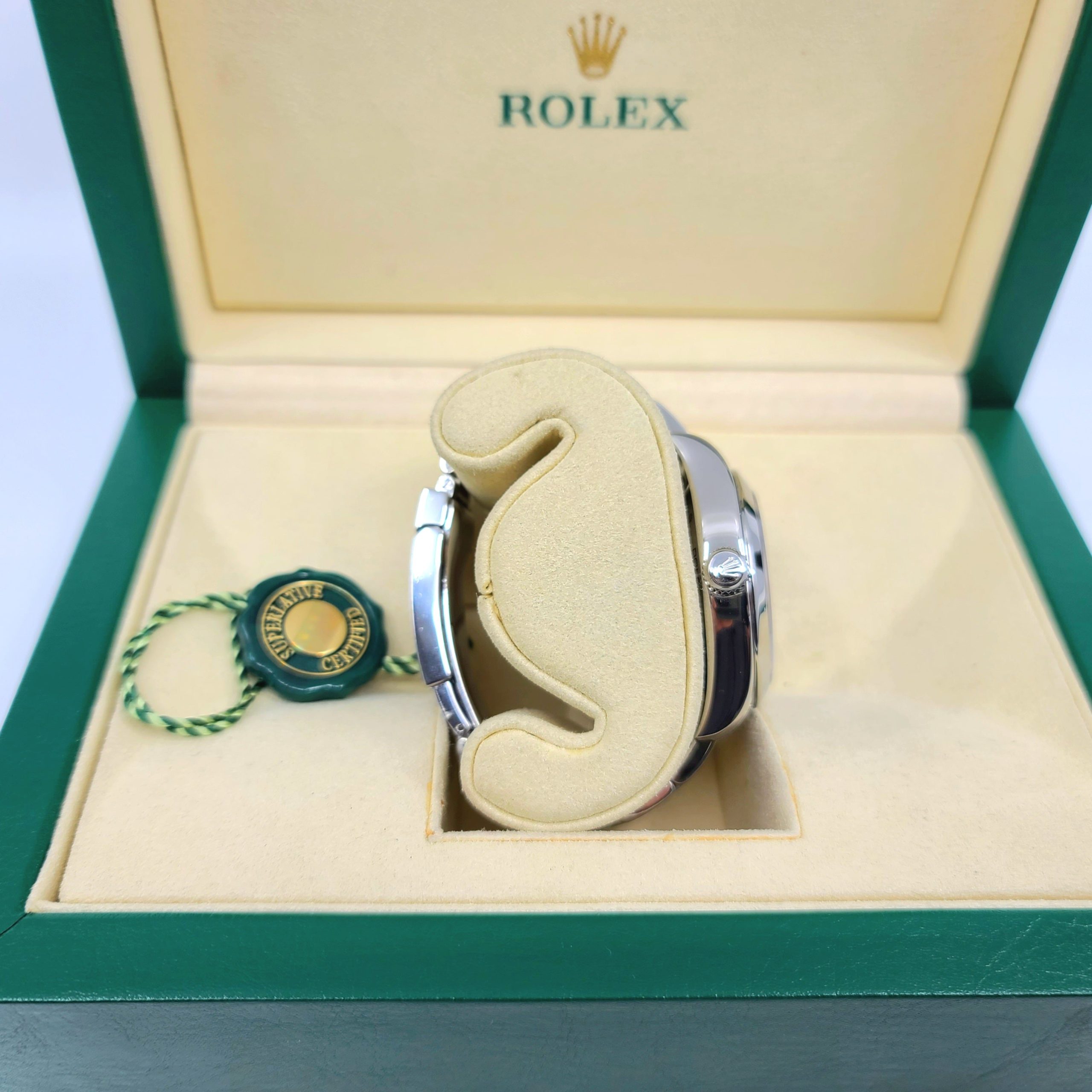 Rolex Milgauss Automatik Stahl Herrenuhr Oyster Perpetual Ref. 116400 B&P 2010