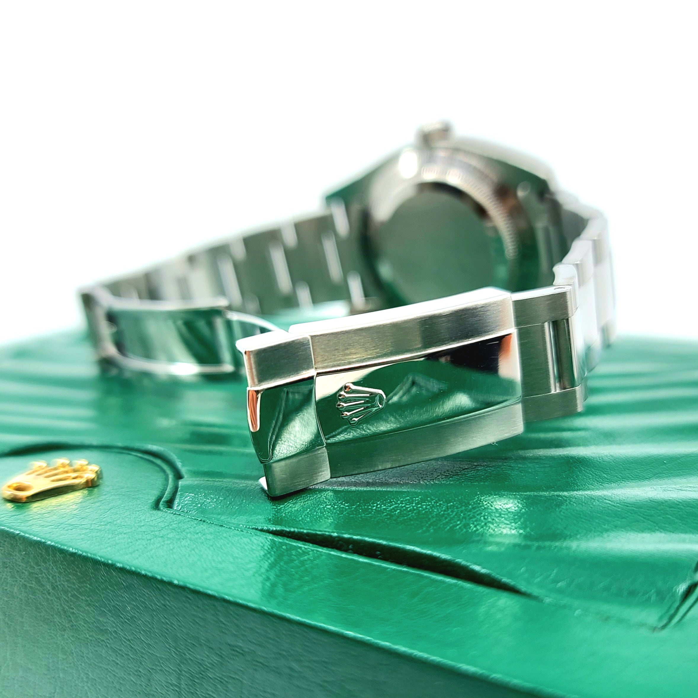 Rolex Milgauss Automatik Stahl Herrenuhr Oyster Perpetual Ref. 116400 B&P 2010