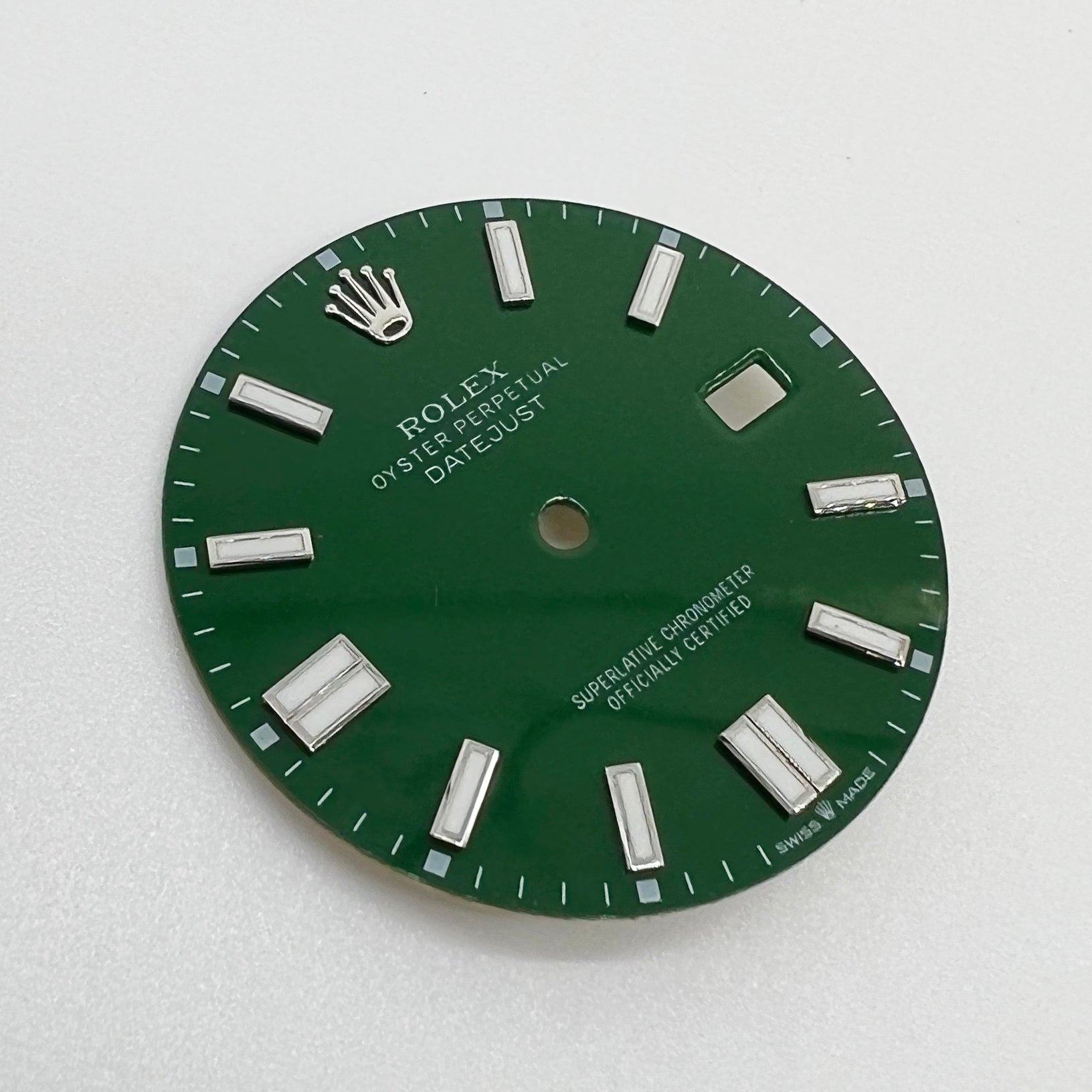 Rolex Oyster Perpetual Date Just Dark Green Dial With Date 36mm