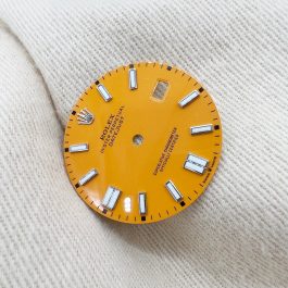 Rolex Oyster Perpetual Date Just Bright Orange Dial With Date 36mm