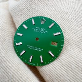 Rolex Oyster Perpetual Date Just Matte Green Dial With Date 36mm