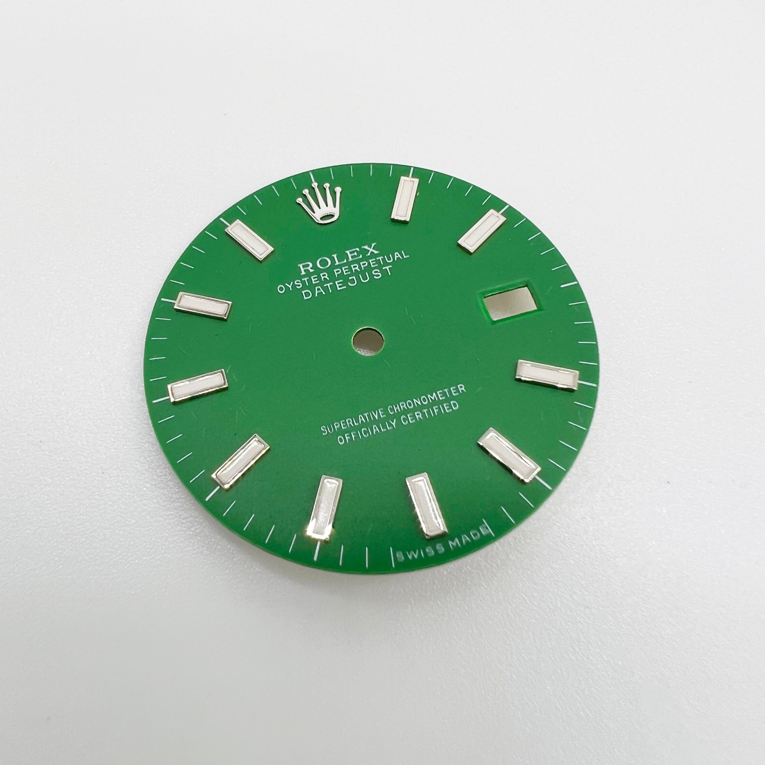 Rolex Oyster Perpetual Date Just Matte Green Dial With Date 36mm