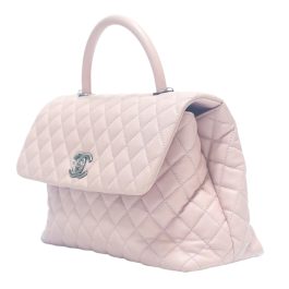 CHANEL Caviar Quilted Medium Coco Handle Flap Bag