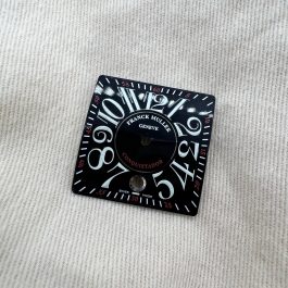 Guaranteed Authentic Franck Muller Geneve Conquistador Cortez Black Dial Swiss Made 31mm x 31mm