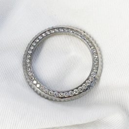 Rolex Submariner Bezel With Diamond Stainless Steel 40mm VVS F Or E Color