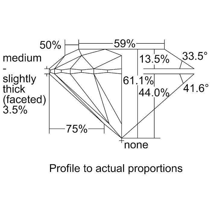 Guaranteed Authentic GIA Loose Diamond 0.5 Carat Round Natural Diamond 0.5/F/VS1 with GIA Certification