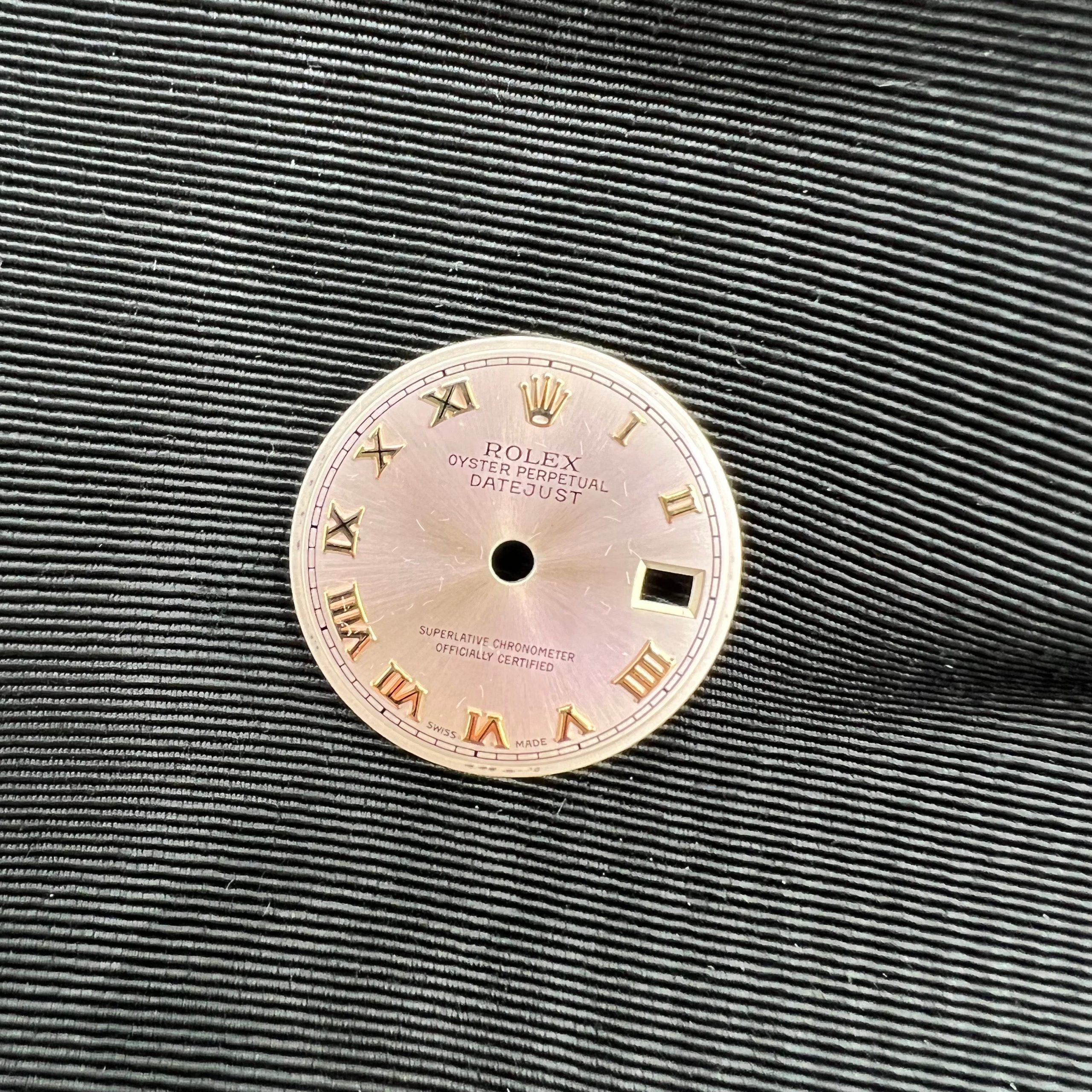 Guaranteed Authentic Rolex Oyster Perpetual Datejust With Date Superlative Chronometer Officially Certified Swiss Made Pink Dial 26mm