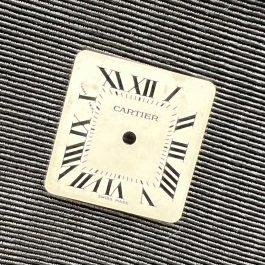 Guaranteed Authentic Cartier Mini Tank 15 mm x 15mm Silver Swiss Dial Part