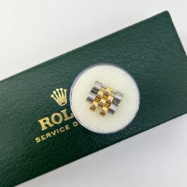 Guarantee Authentic New Rolex 18K Yellow Gold/Stainless steel 16mm Mid Datejust Jubilee Bracelet Band Link