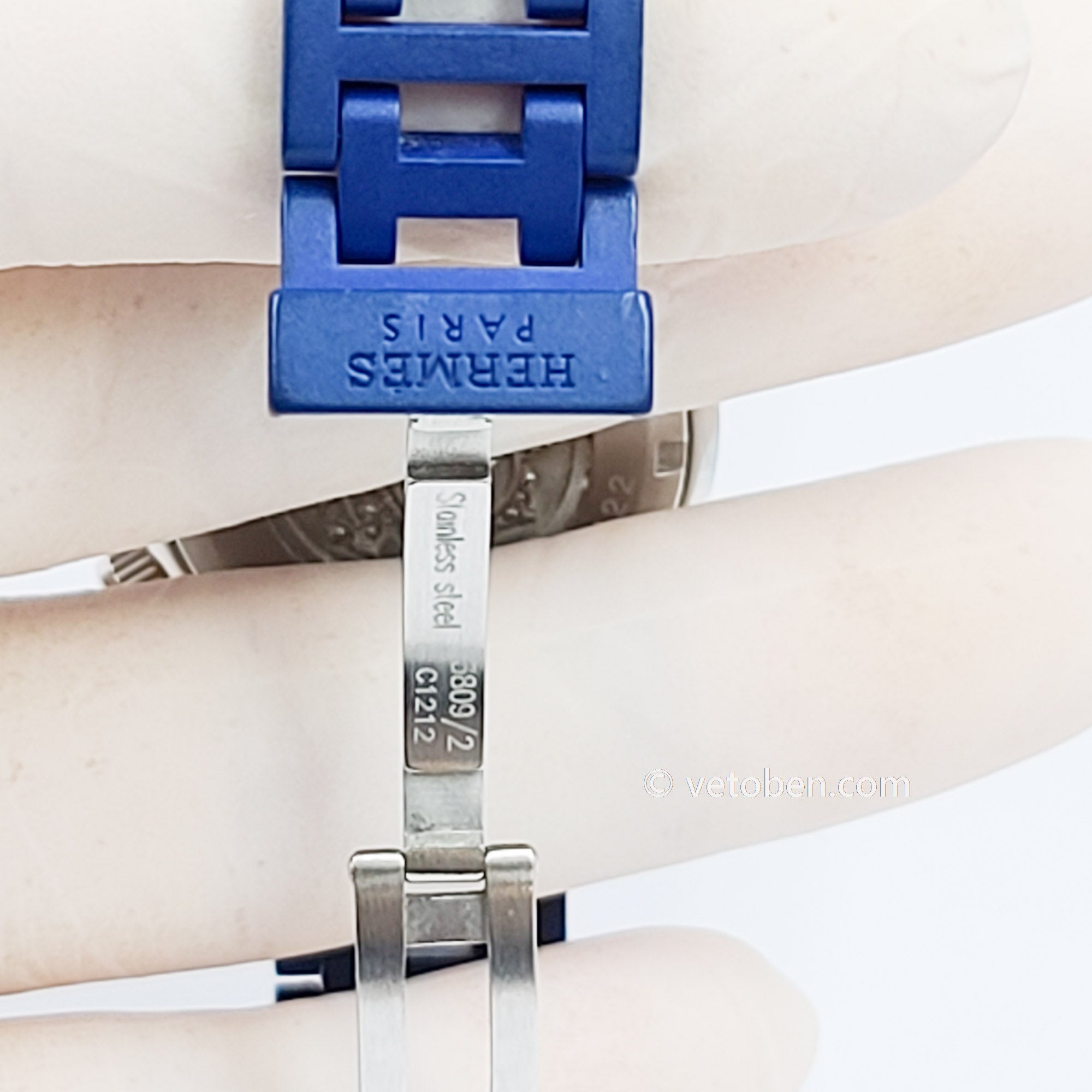 Authentic Hermes Clipper Diver Chronograph Watch