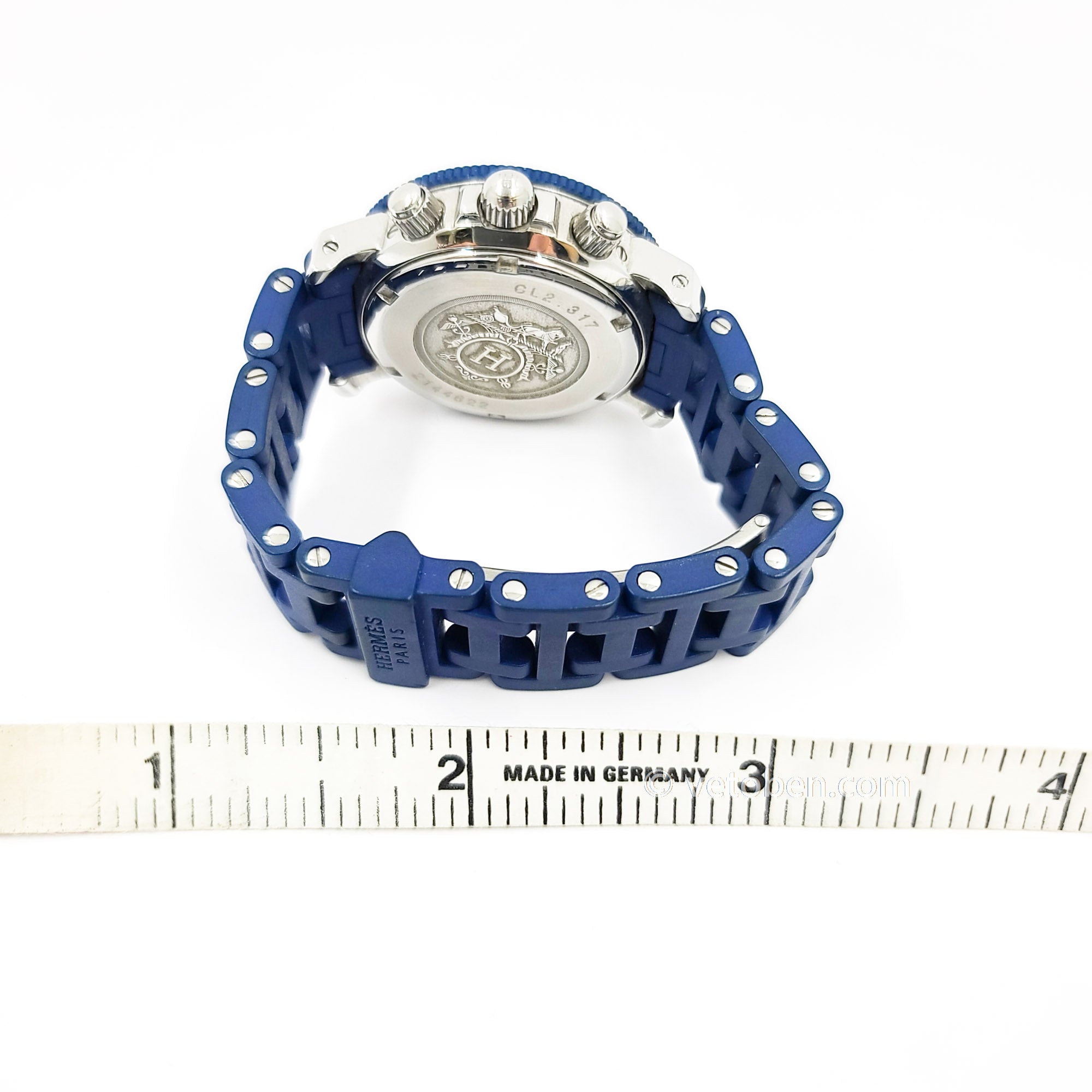 Authentic Hermes Clipper Diver Chronograph Watch