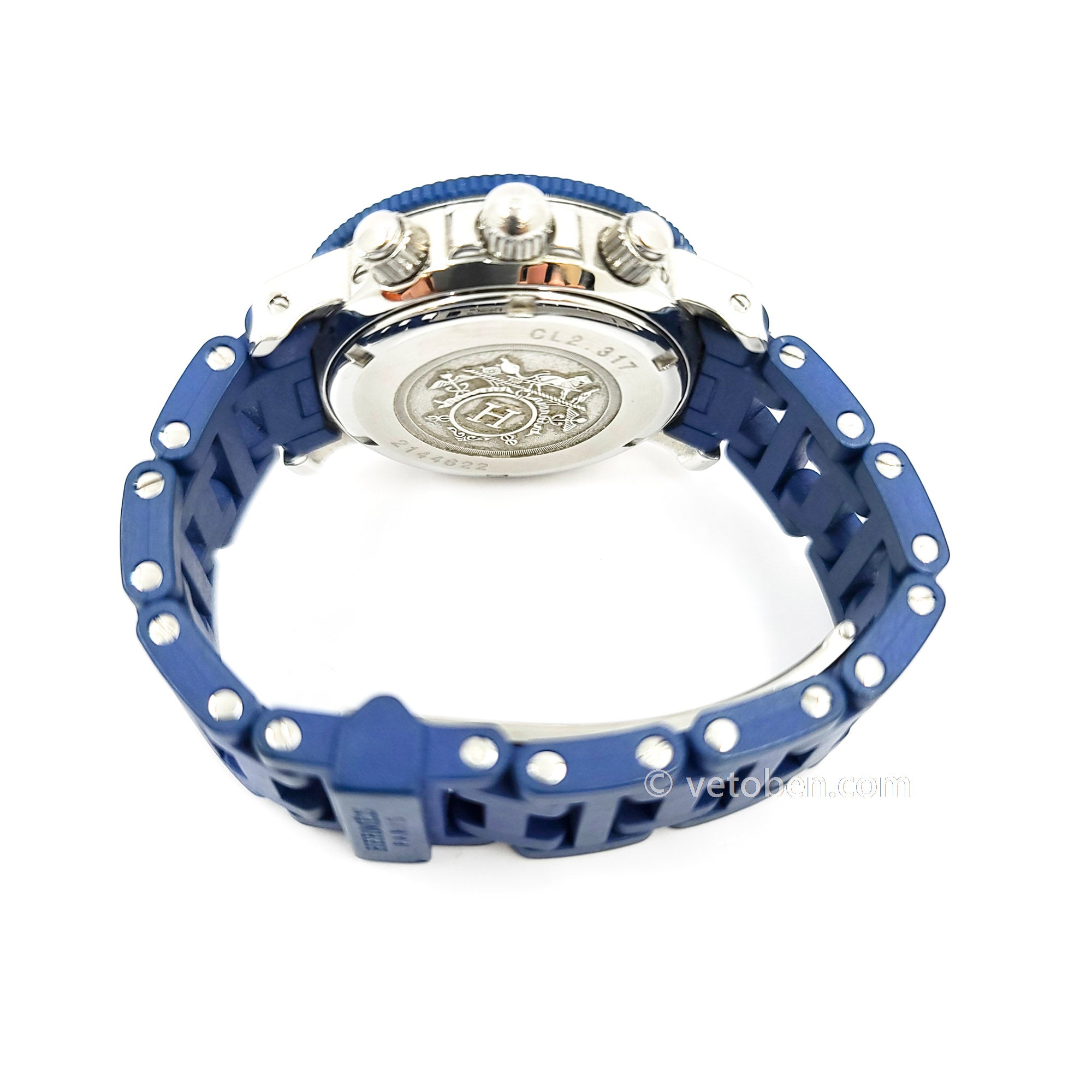 Authentic Hermes Clipper Diver Chronograph Watch