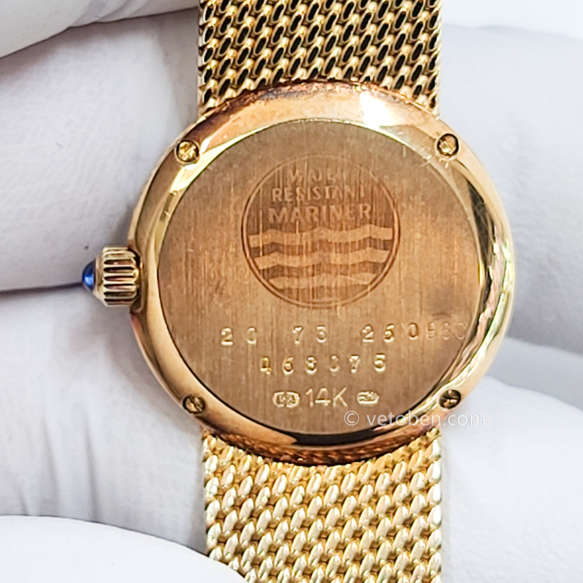 All 14k gold Concord watch