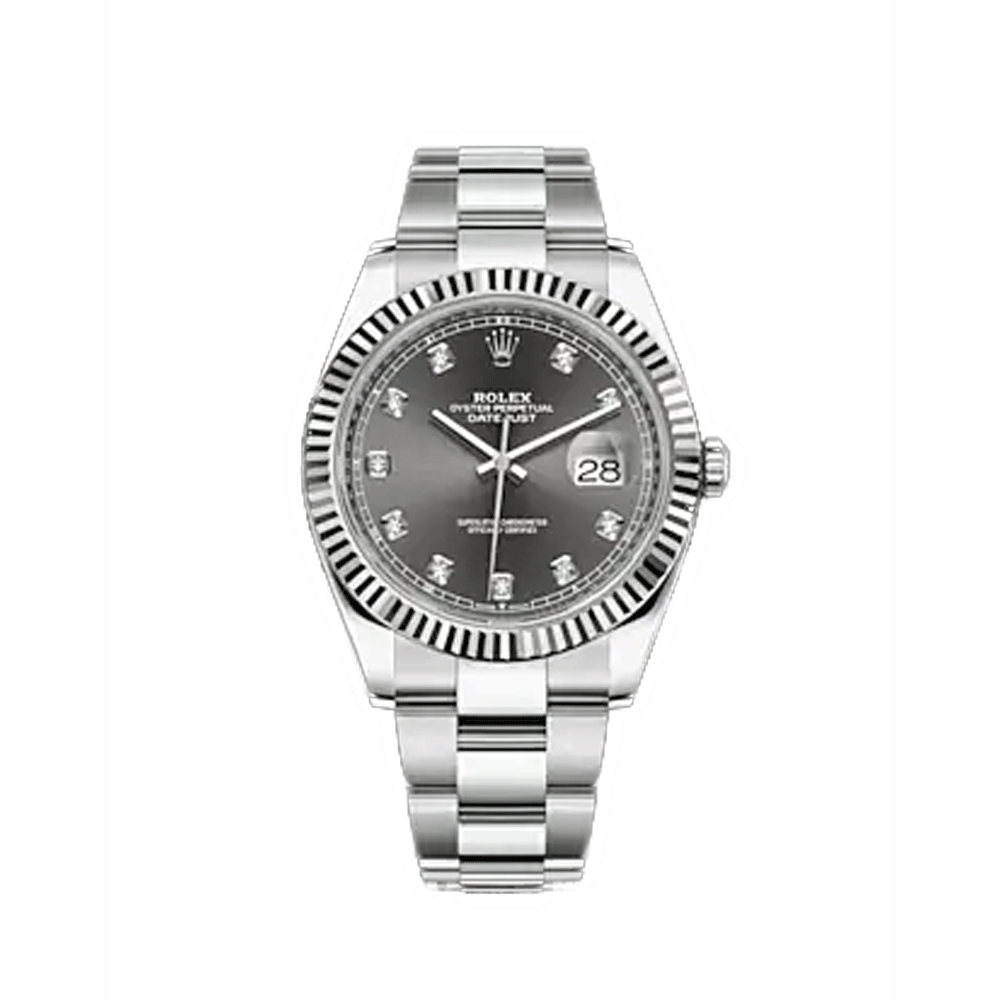 Datejust 41 White Rolesor