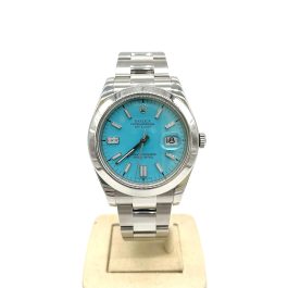 Rolex Oyster Perpetual 41 Turquoise Blue Men’s Watch