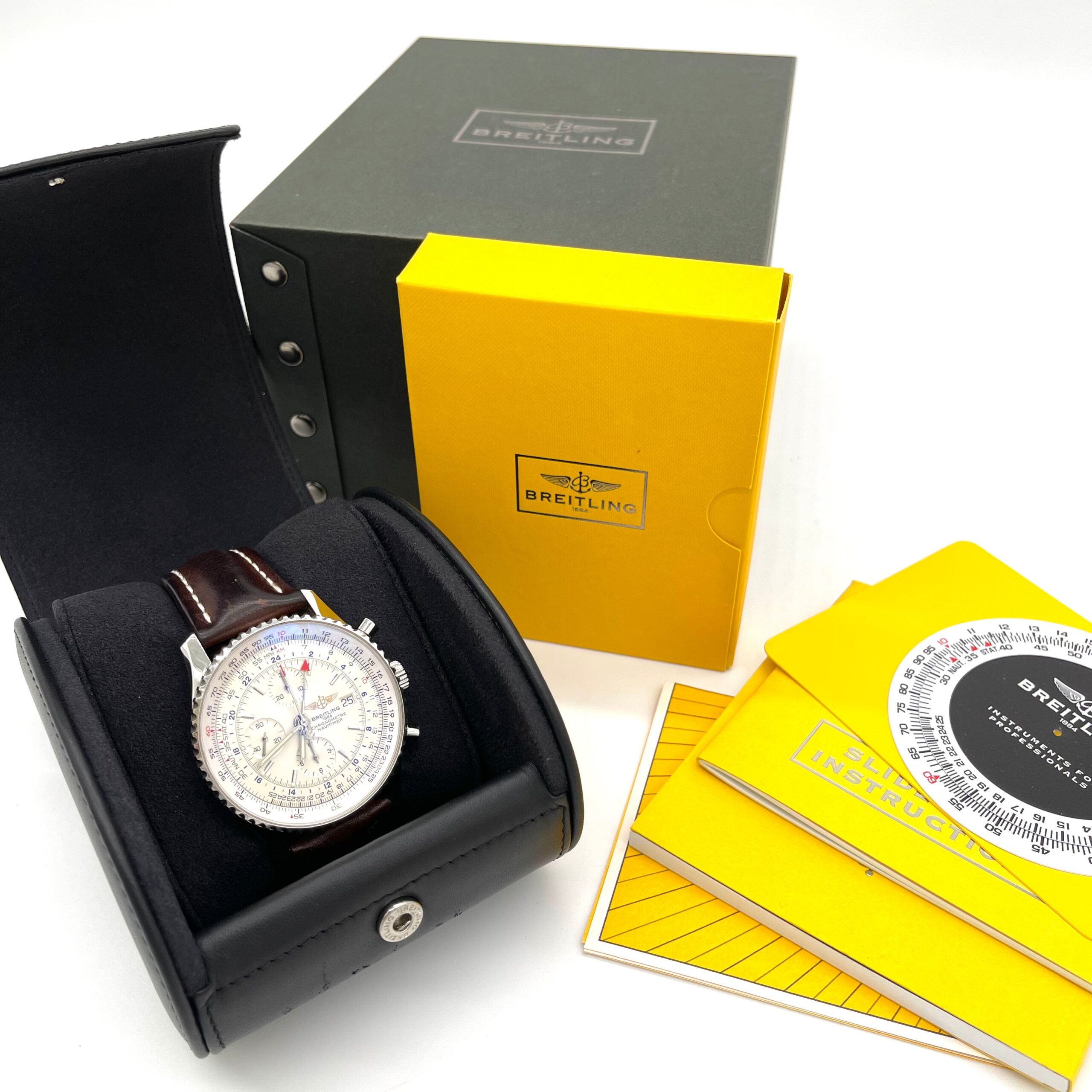 Breitling Navitimer World GMT Mens Watch