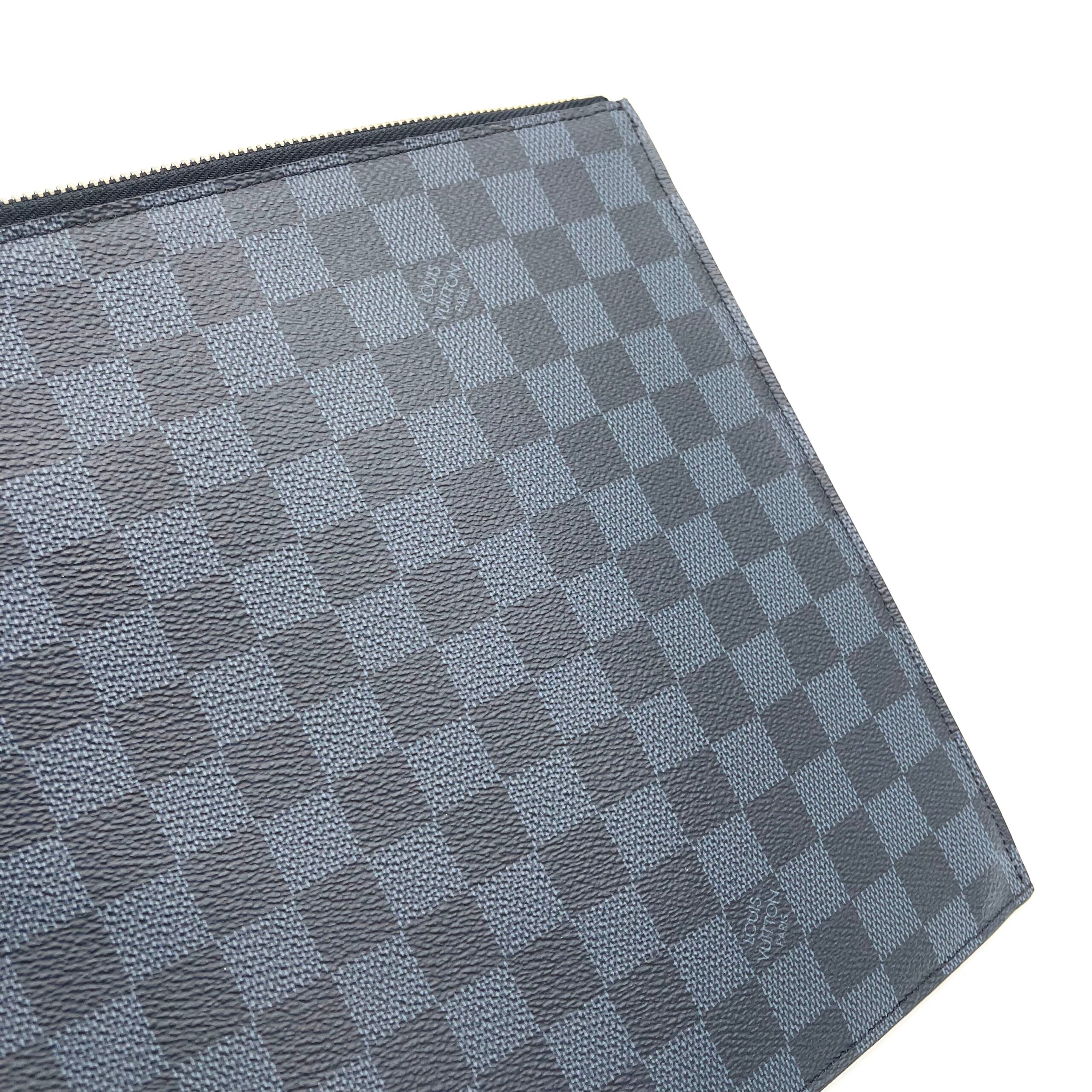 LOUIS VUITTON Damier Cobalt America's Cup Regatta Poche Documents Portfolio Case