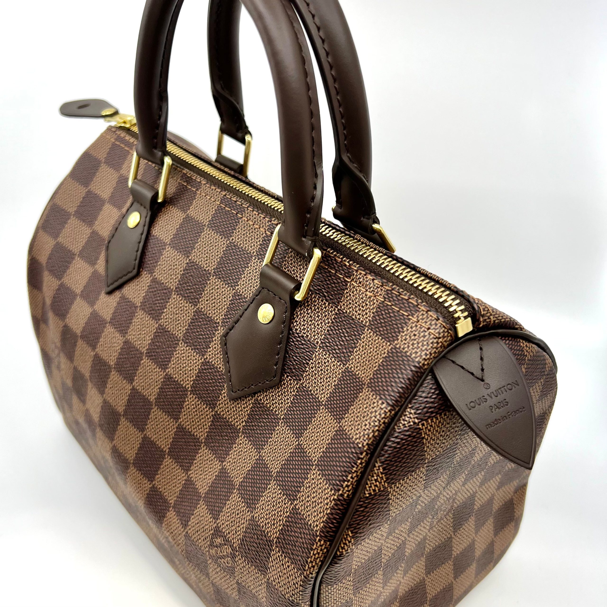 2022 Year LOUIS VUITTON Speedy 25 Damier Ebene